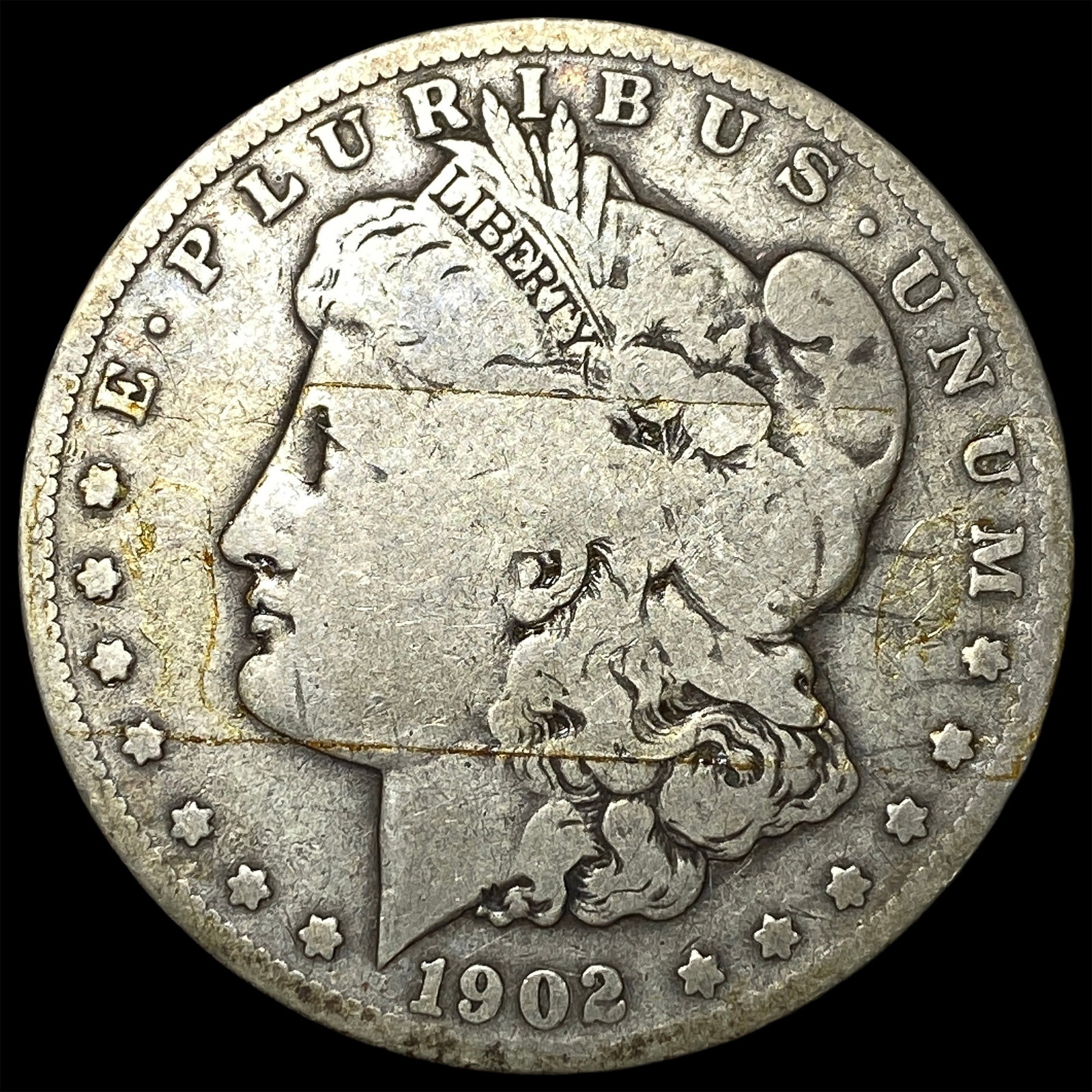 1902-S Silver Morgan Dollar NICELY CIRCULATED (1 of 2)