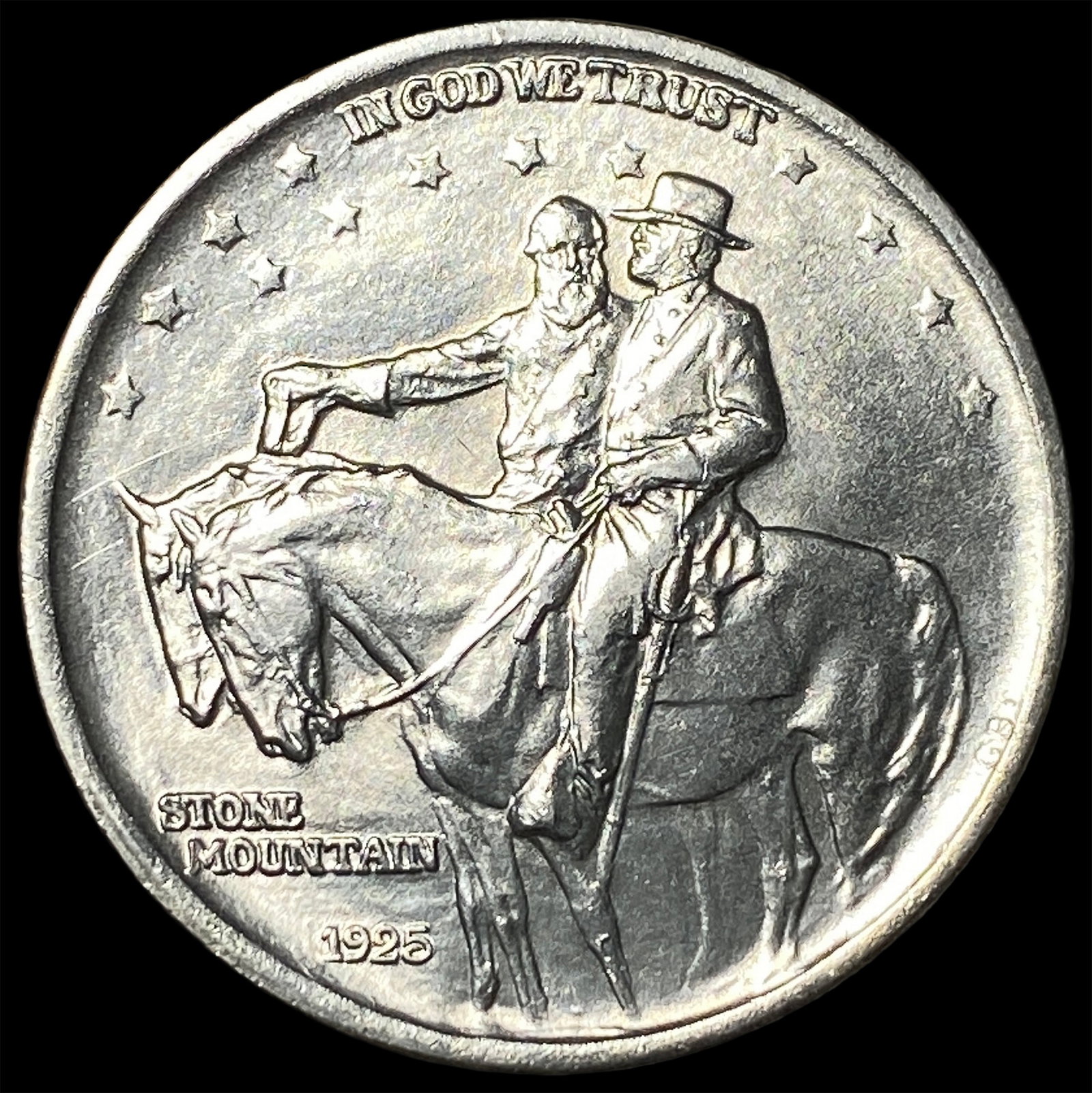1925 Silver Half Dollar Stone Mountain GEM BU: 1925 Silver Half Dollar Stone Mountain GEM BU