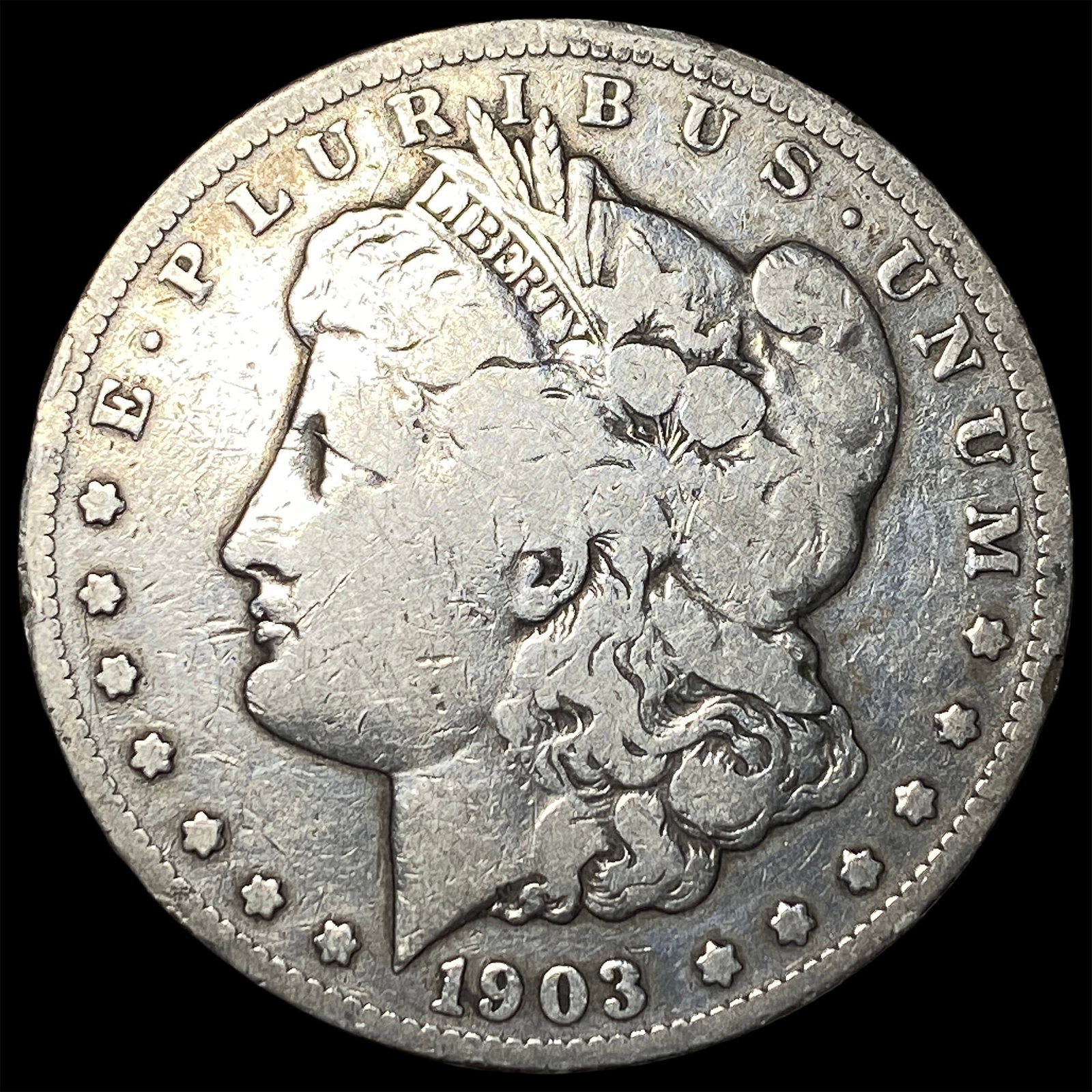 1903-S Silver Morgan Dollar LIGHTLY CIRCULATED: 1903-S Silver Morgan Dollar LIGHTLY CIRCULATED