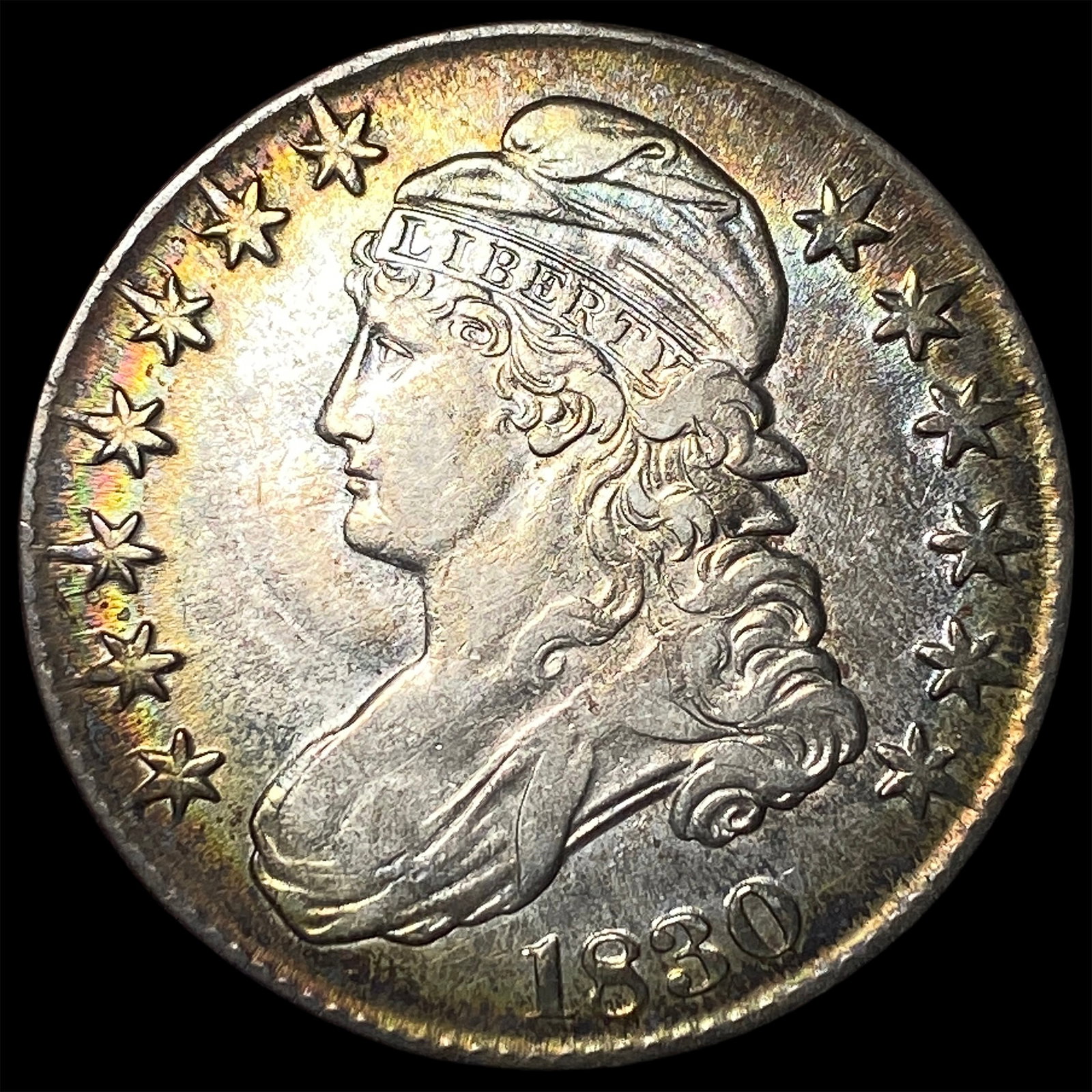 1830 Capped Bust Half Dollar CLOSELY UNCIRCULATED (1 of 2)