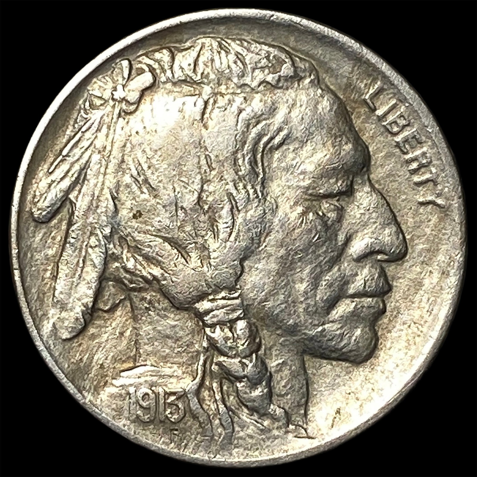 1913-D Buffalo Nickel Type 2 CLOSELY UNCIRCULATED (1 of 2)