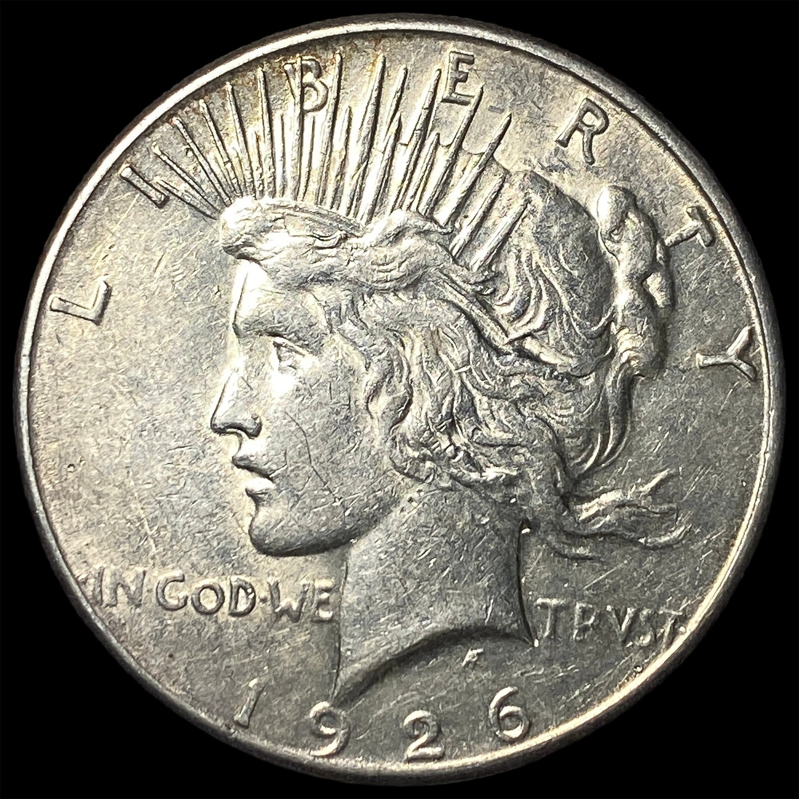 1926-S Silver Peace Dollar CLOSELY UNCIRCULATED: 1926-S Silver Peace Dollar CLOSELY UNCIRCULATED