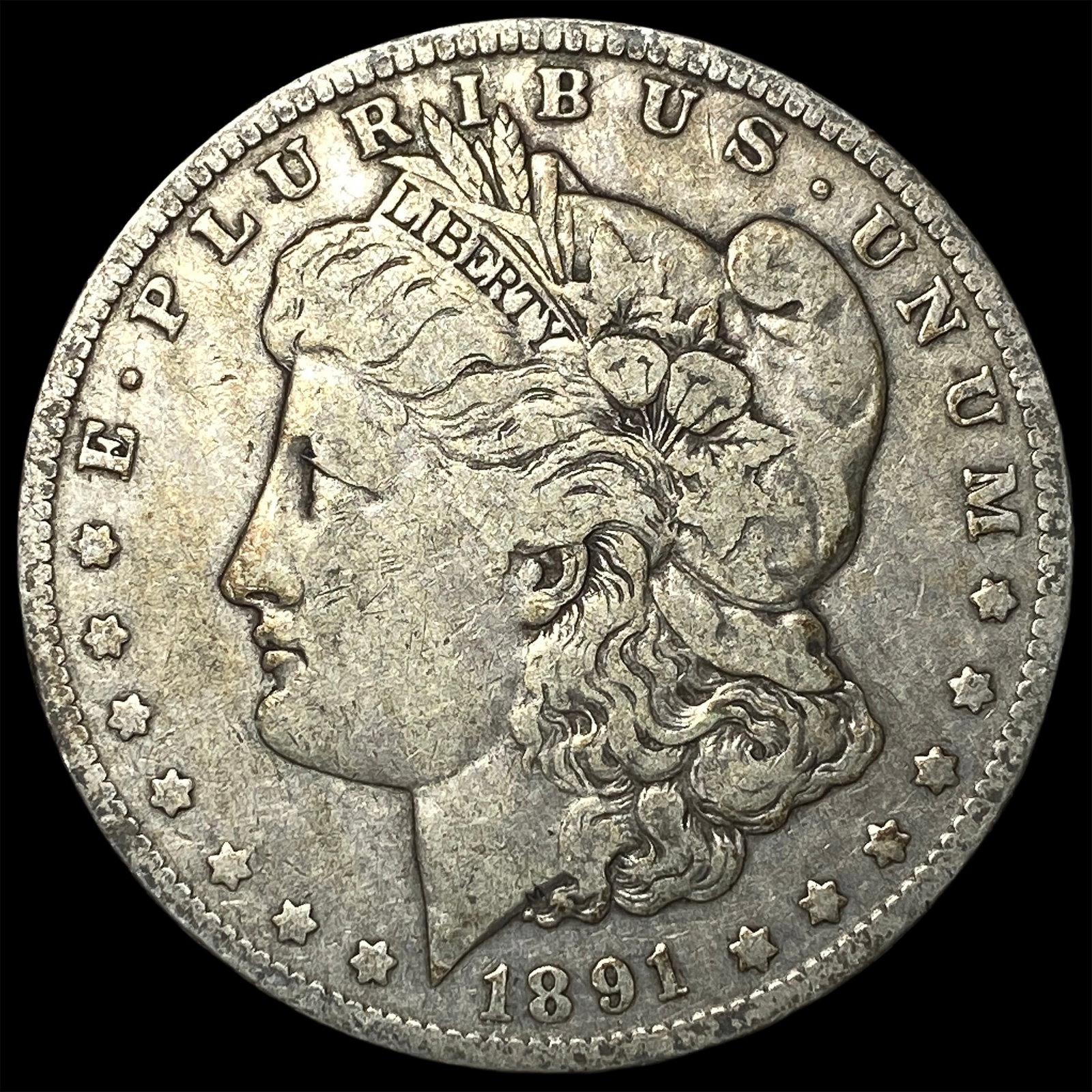 1891-O Silver Morgan Dollar LIGHTLY CIRCULATED: 1891-O Silver Morgan Dollar LIGHTLY CIRCULATED