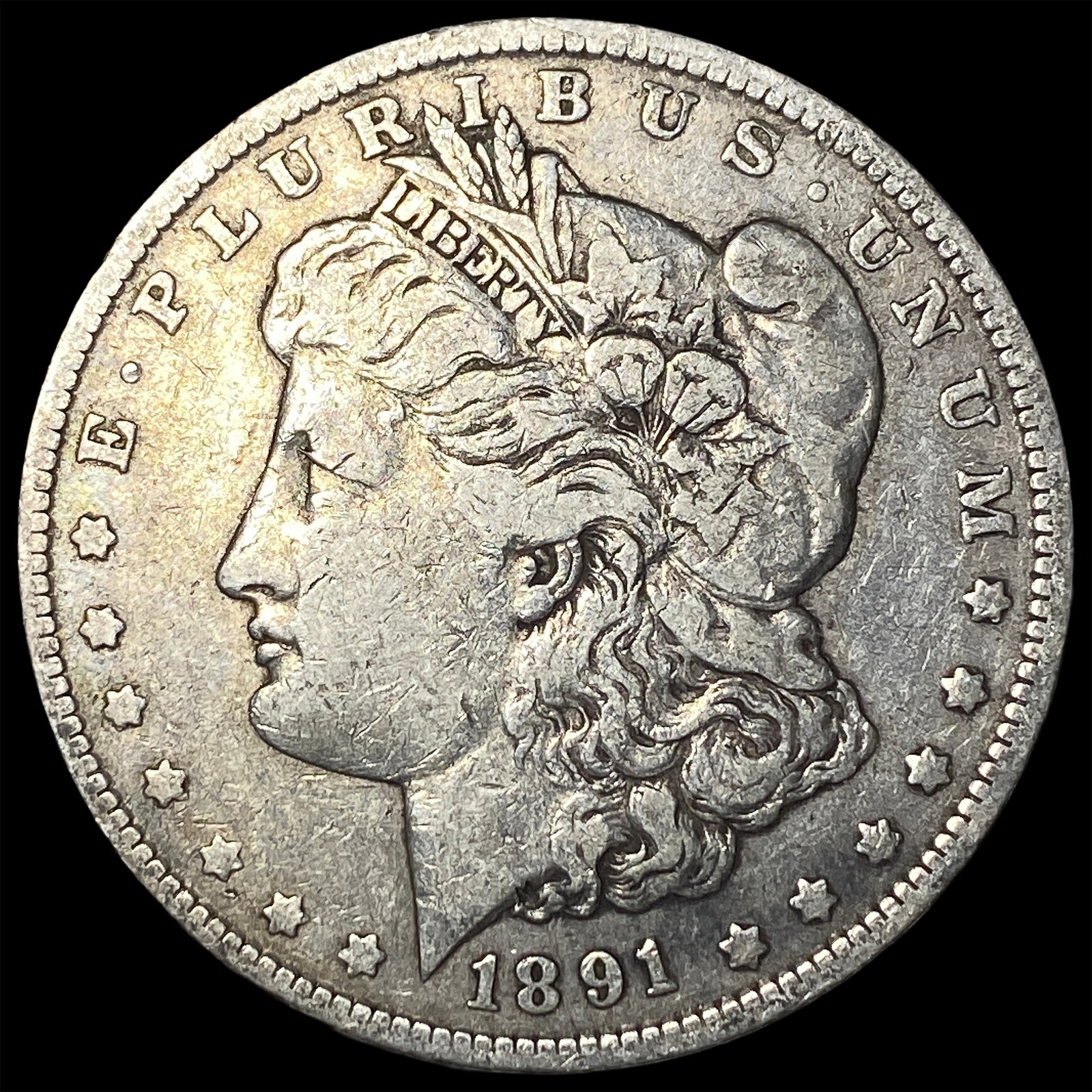 1891-O Silver Morgan Dollar NEARLY UNCIRCULATED: 1891-O Silver Morgan Dollar NEARLY UNCIRCULATED