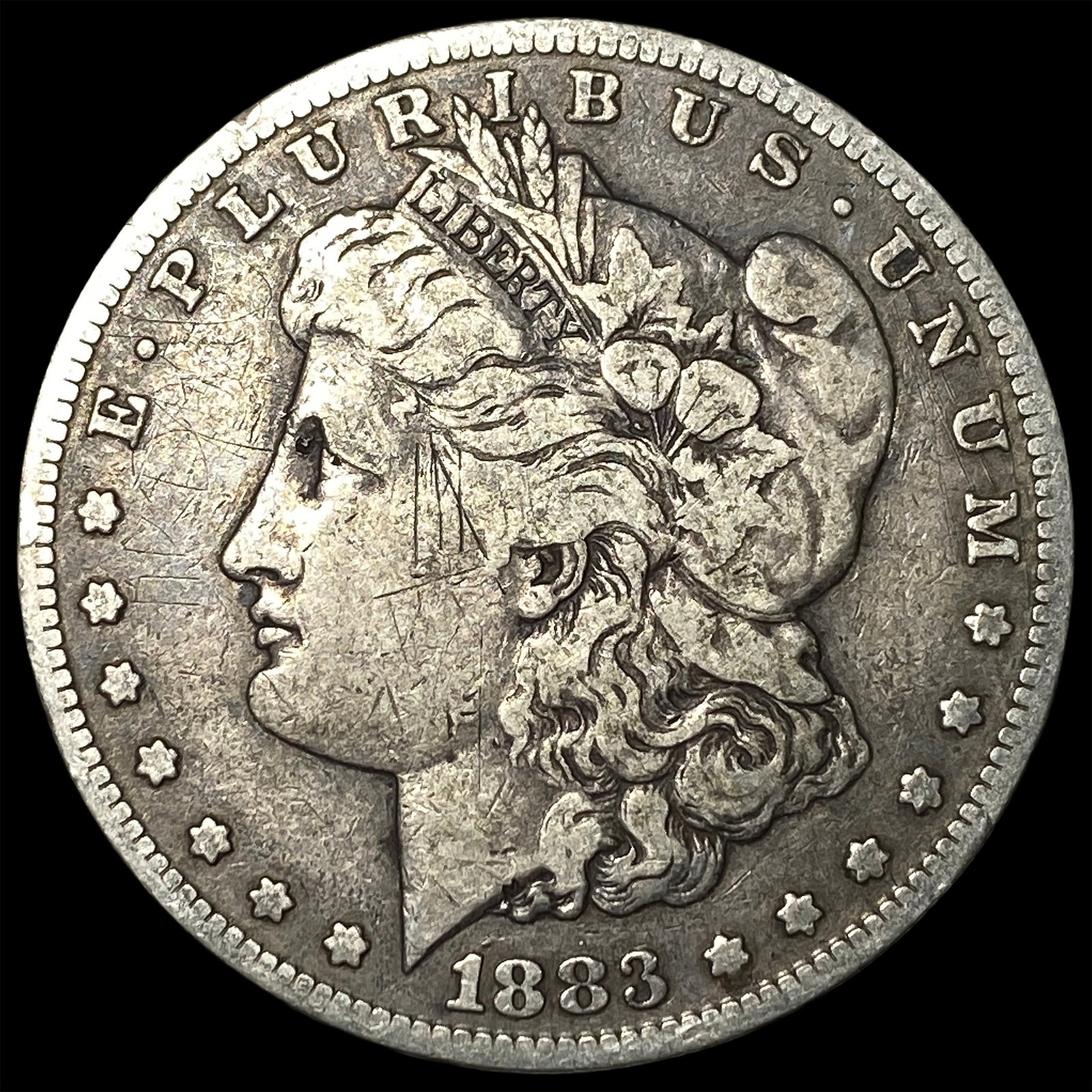 1883-S Silver Morgan Dollar LIGHTLY CIRCULATED: 1883-S Silver Morgan Dollar LIGHTLY CIRCULATED