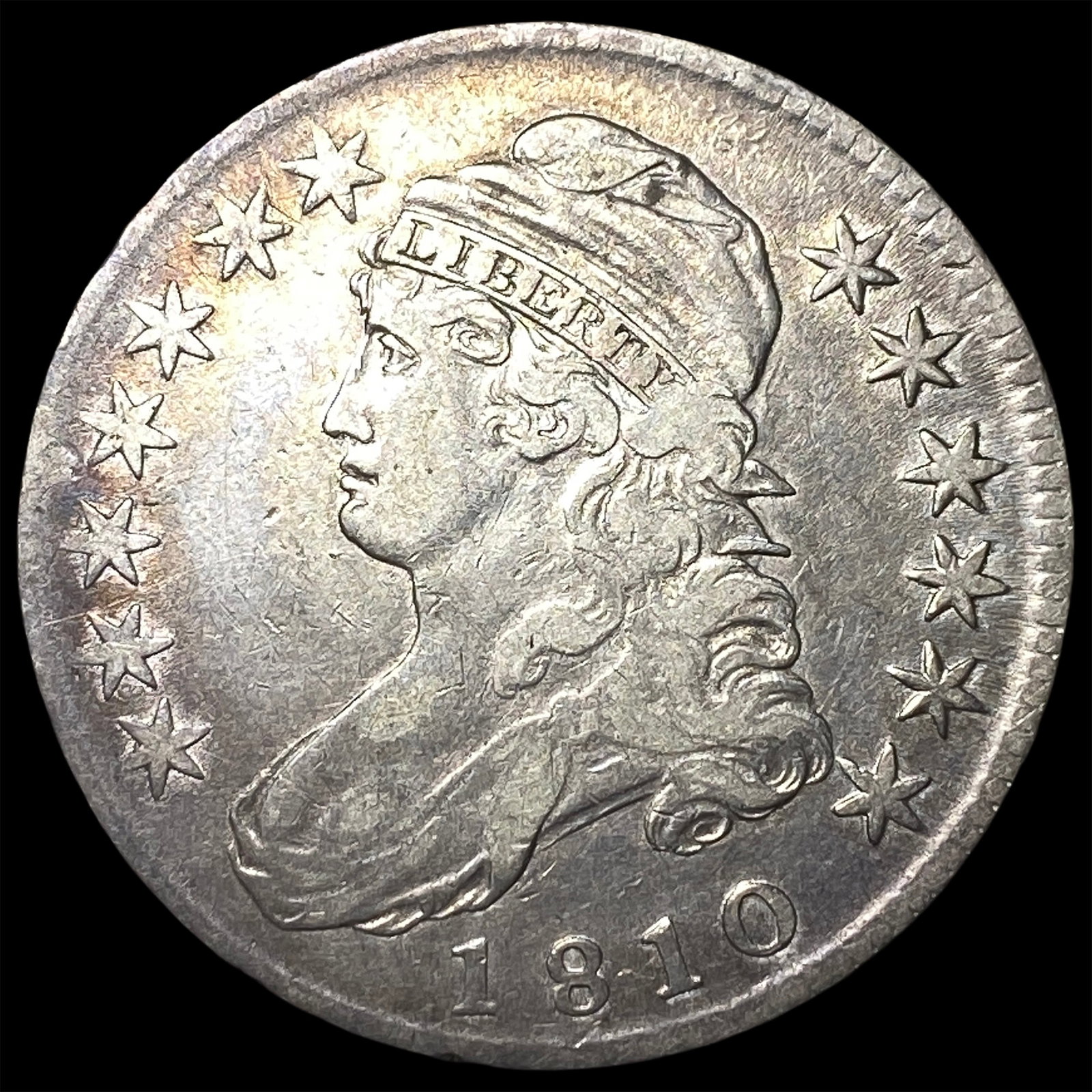 1810 Capped Bust Half Dollar NICELY CIRCULATED (1 of 2)