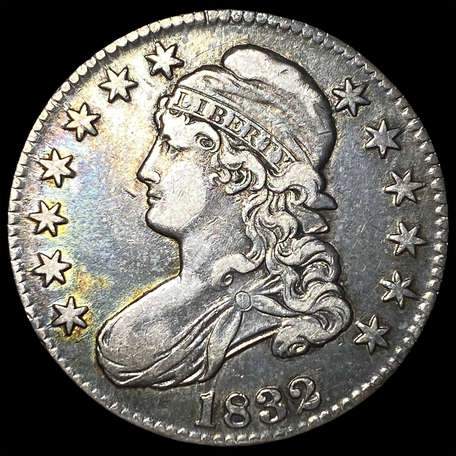 1832 Silver Capped Bust Half Dollar NEARLY UNCIRCULATED (1 of 2)