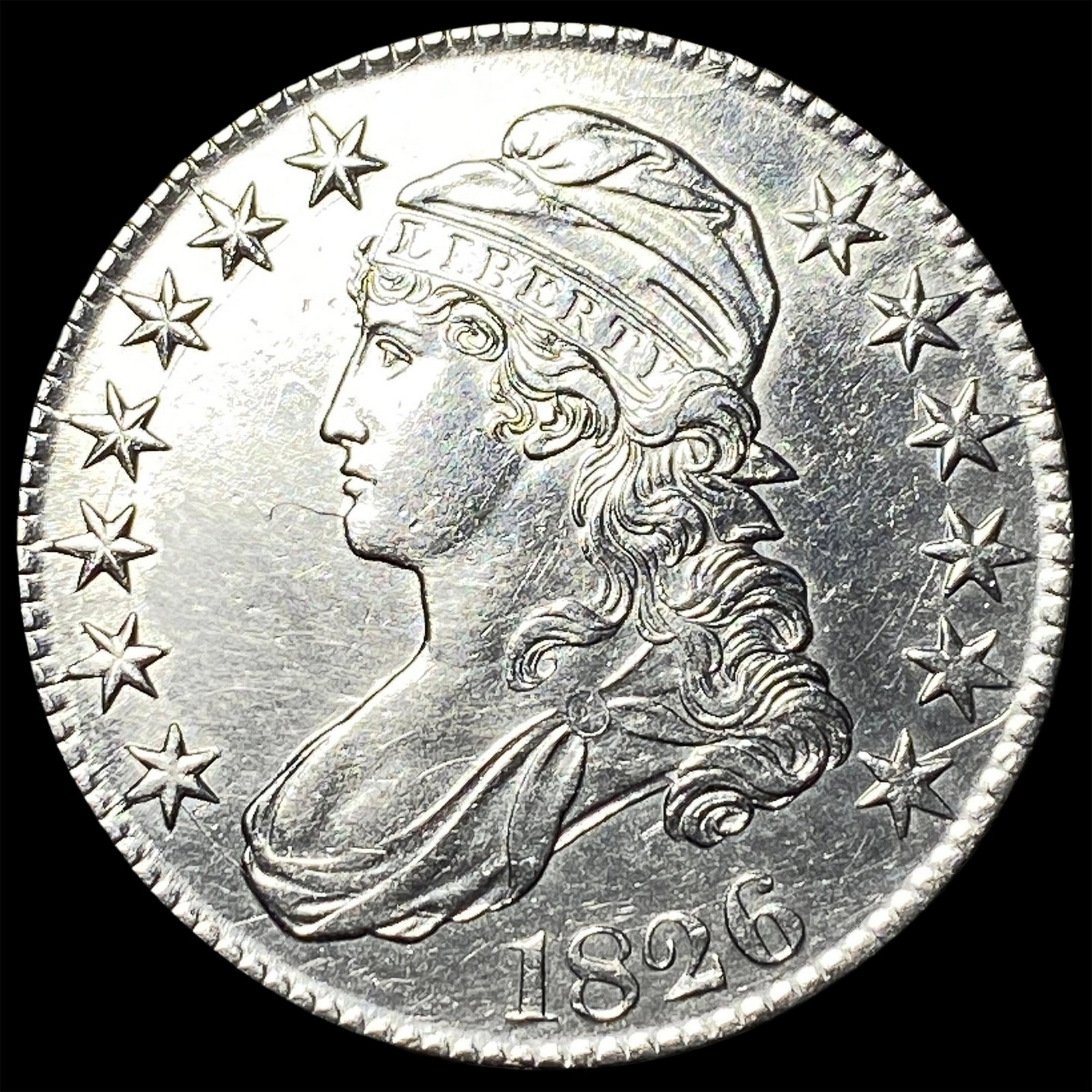 1826 Capped Bust Half Dollar UNCIRCULATED (1 of 2)