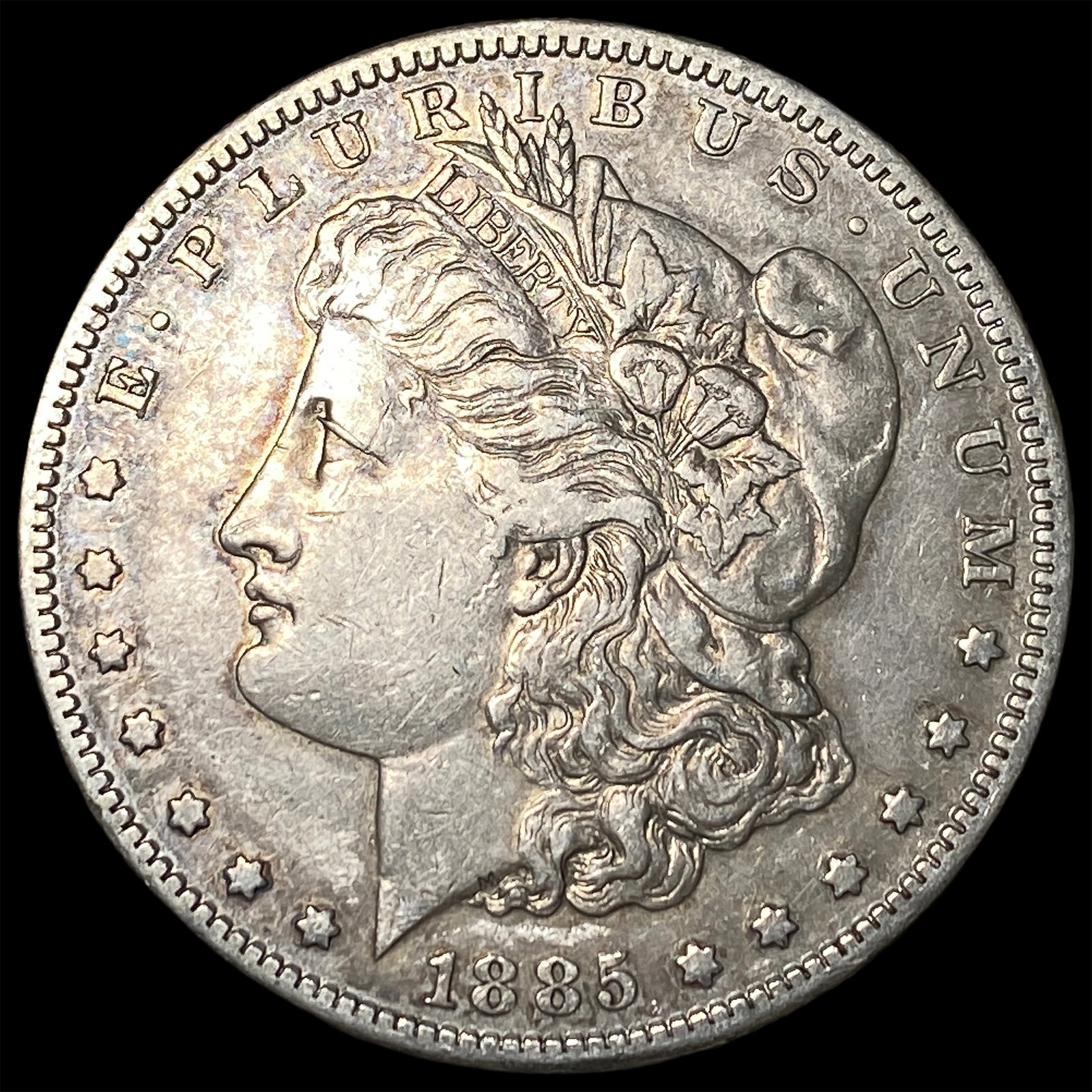 1885-S Silver Morgan Dollar CLOSELY UNCIRCULATED: 1885-S Silver Morgan Dollar CLOSELY UNCIRCULATED