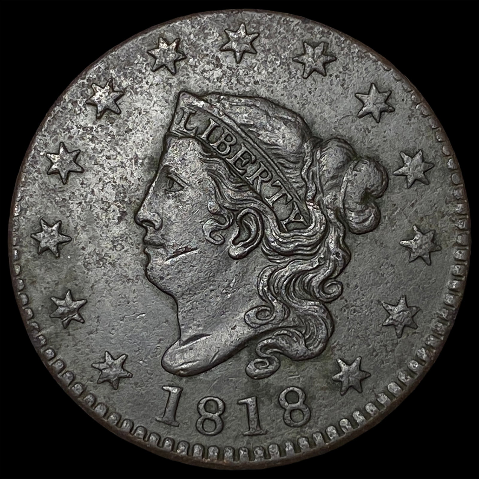 1818 Large Cent CHOICE AU (1 of 2)