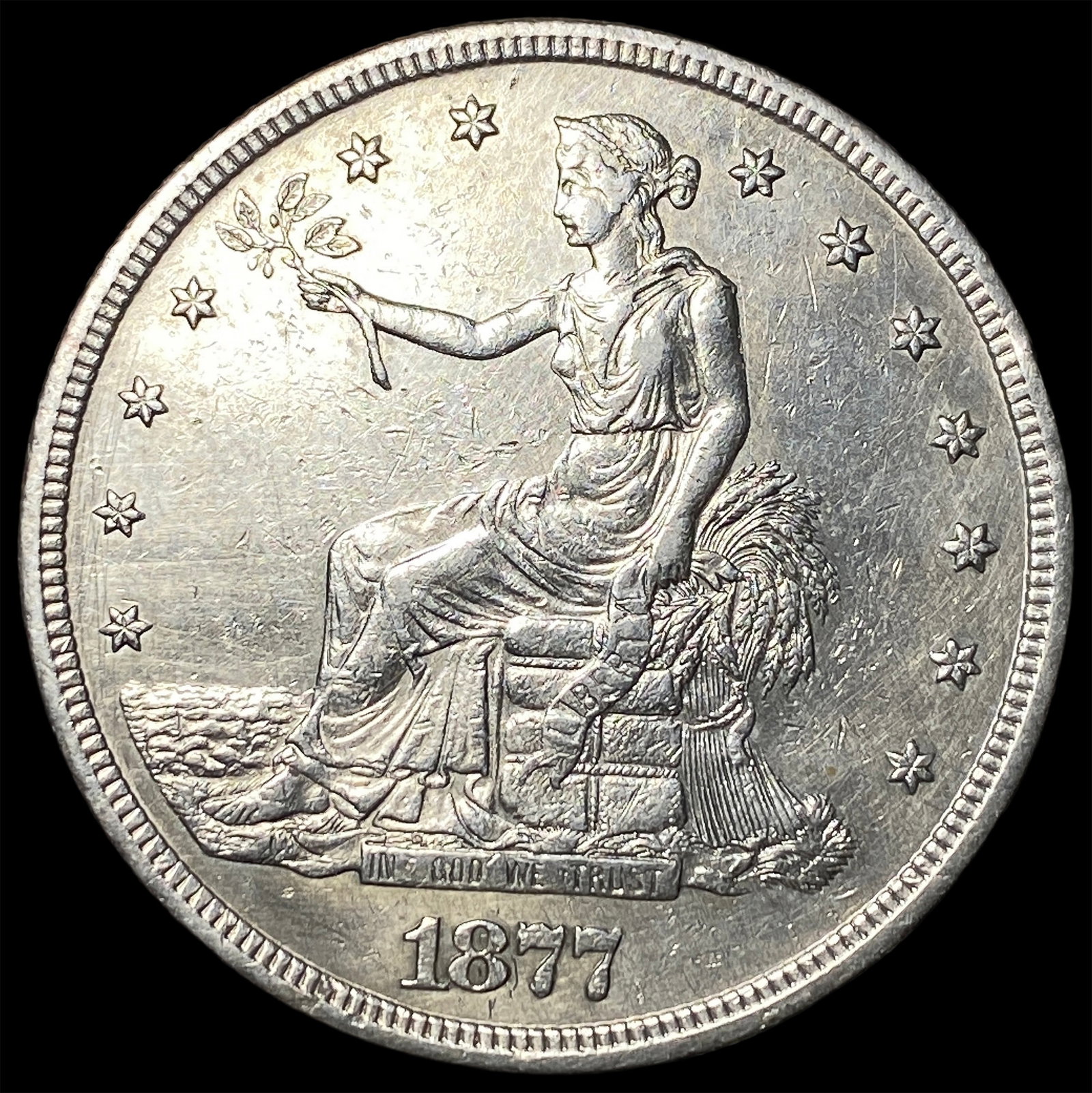 1877-S Silver Trade Dollar UNCIRCULATED (1 of 2)
