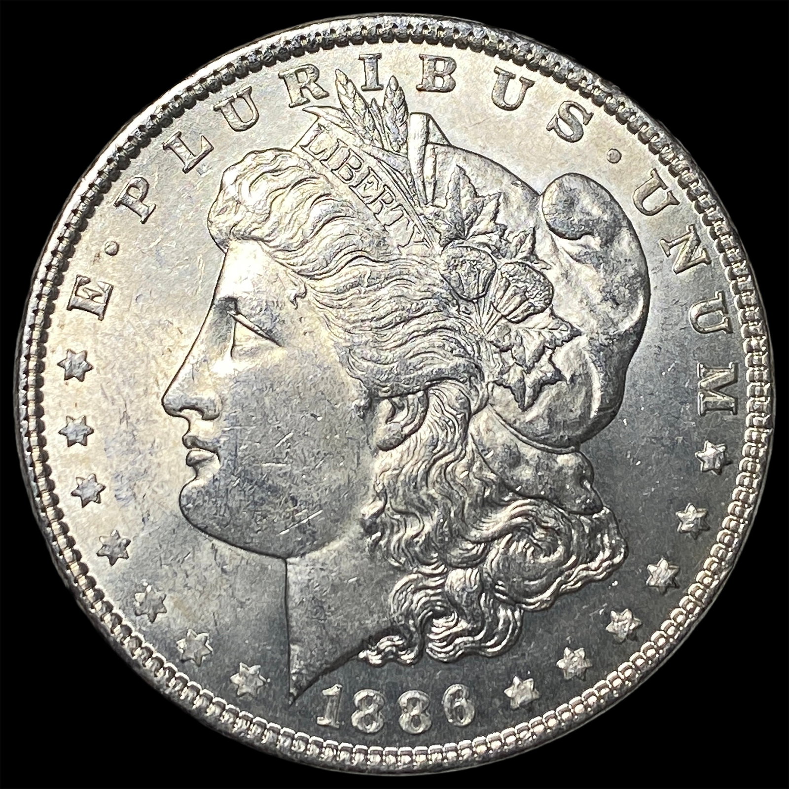 1886 Morgan Silver Dollar UNCIRCULATED: 1886 Morgan Silver Dollar UNCIRCULATED
