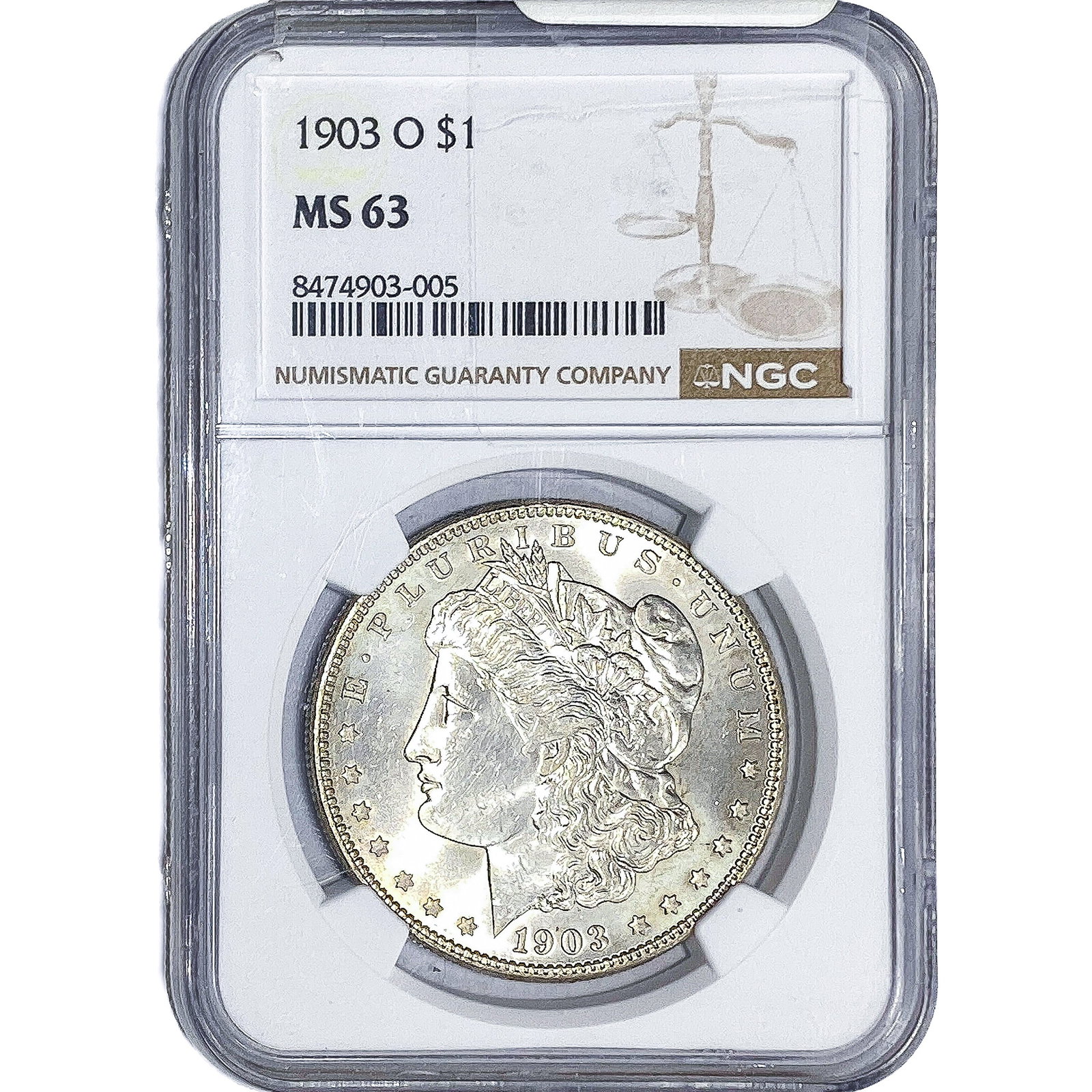 1903-O Morgan Silver Dollar NGC MS63 (1 of 4)
