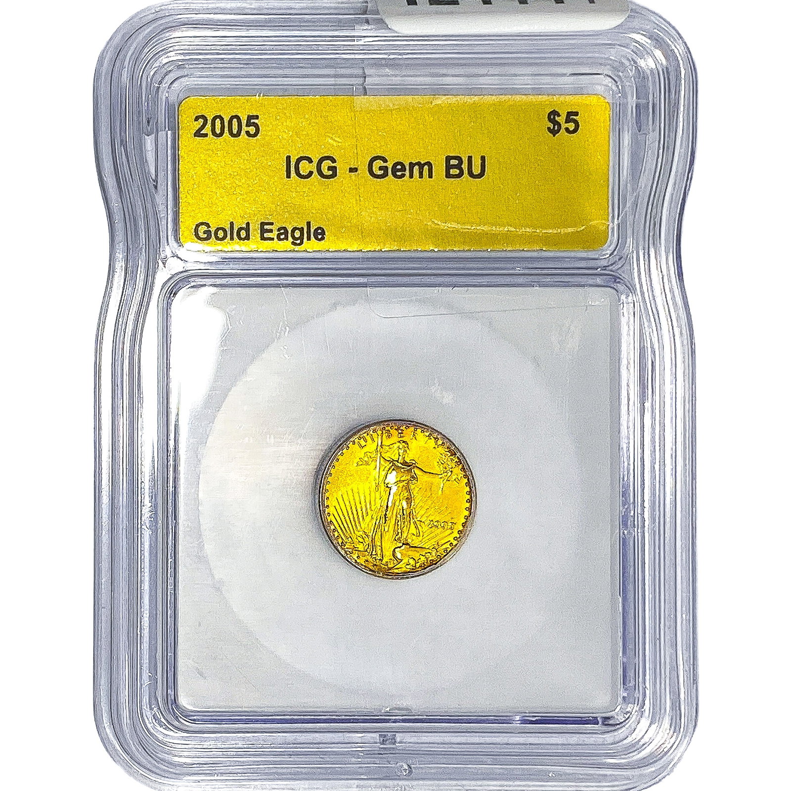 2005 1/10oz $5 Gold Eagle ICG Gem BU (1 of 4)
