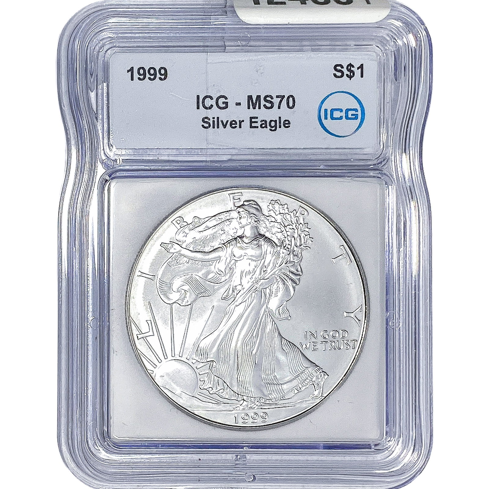 1999 Silver Eagle ICG MS70: 1999 Silver Eagle ICG MS70