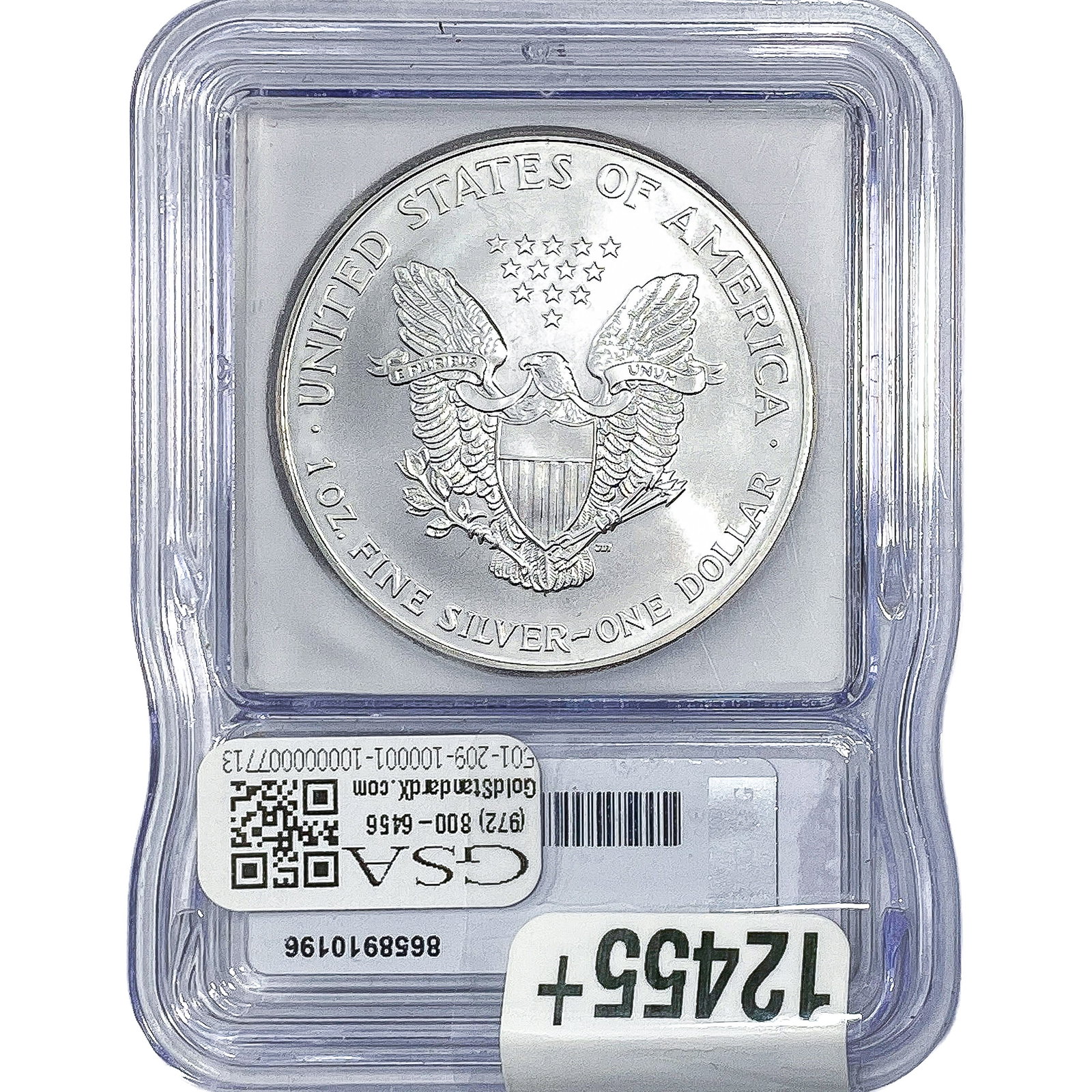 1999 Silver Eagle ICG MS70 - 2