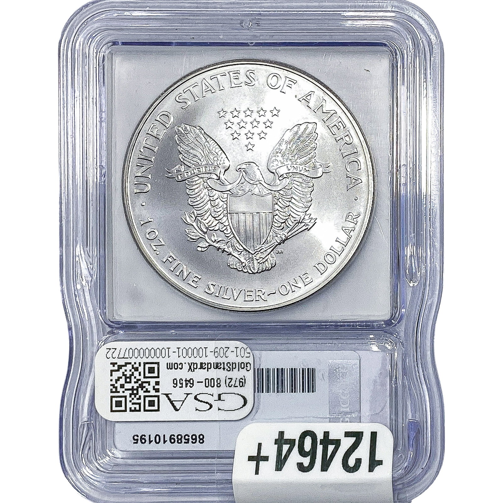 1999 Silver Eagle ICG MS70 - 2