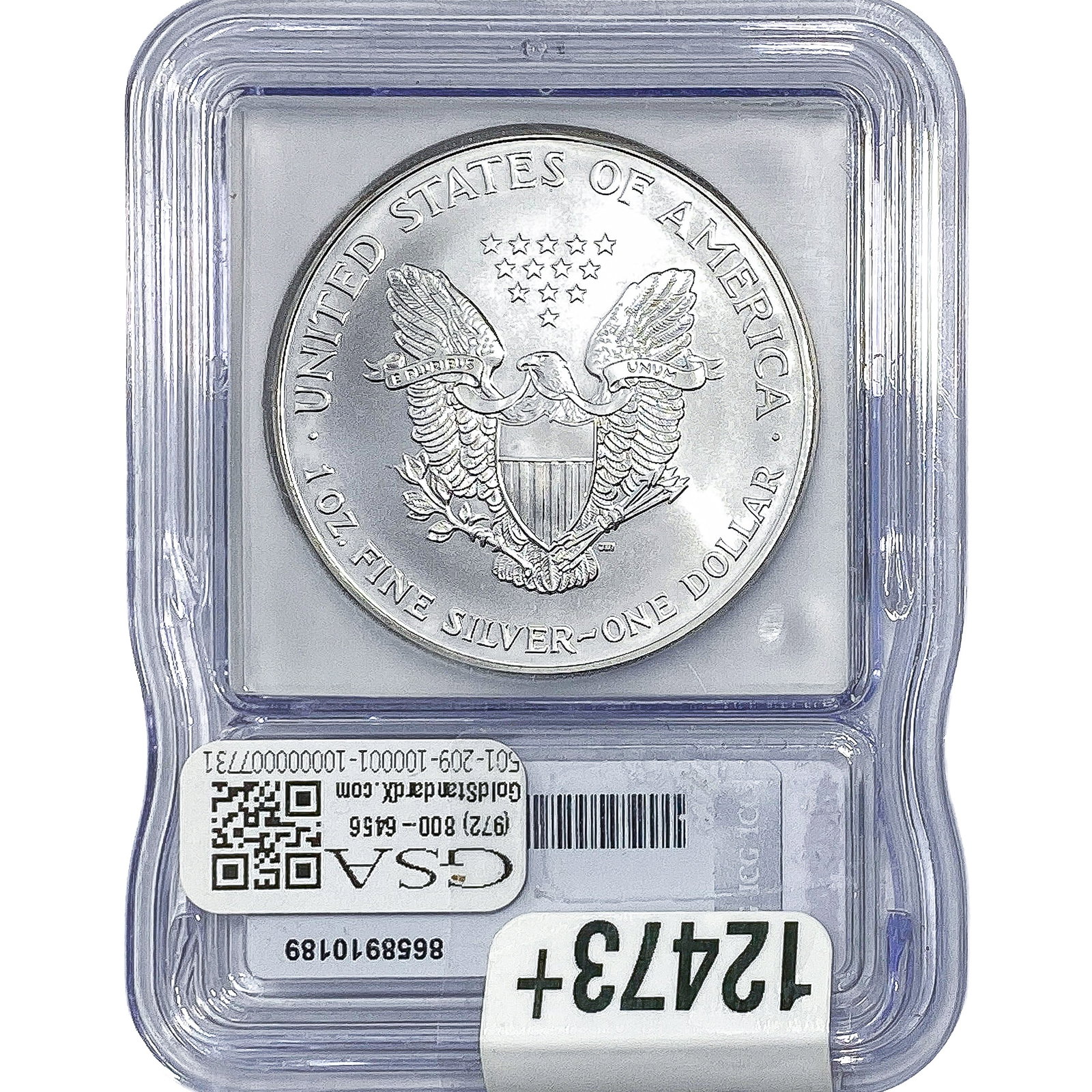 1999 Silver Eagle ICG MS70 - 2