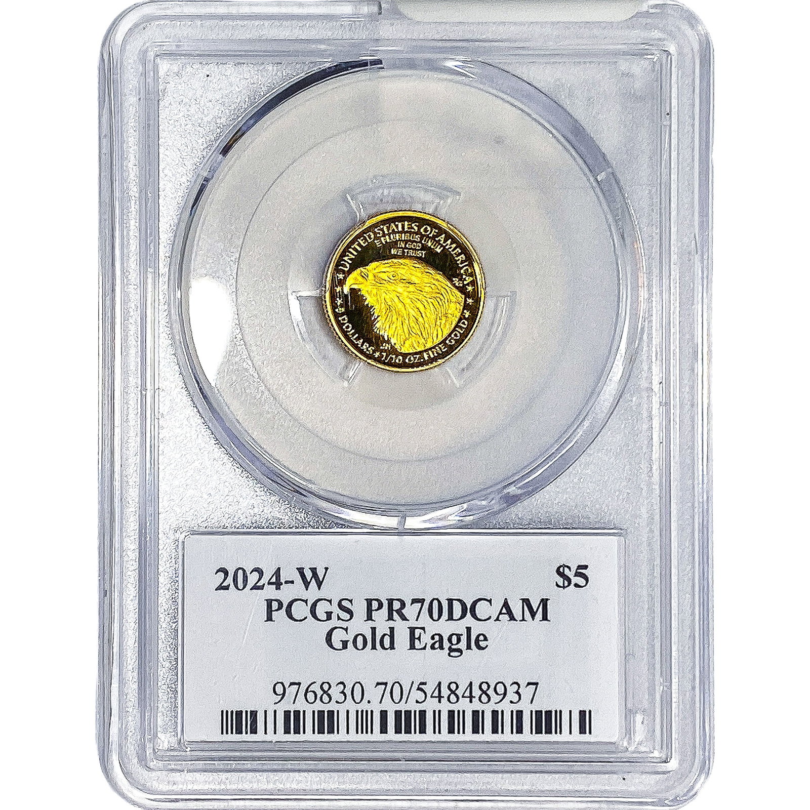 2024-W 1/10oz $5 Gold Eagle PCGS PR70 Ultra Cameo (1 of 4)