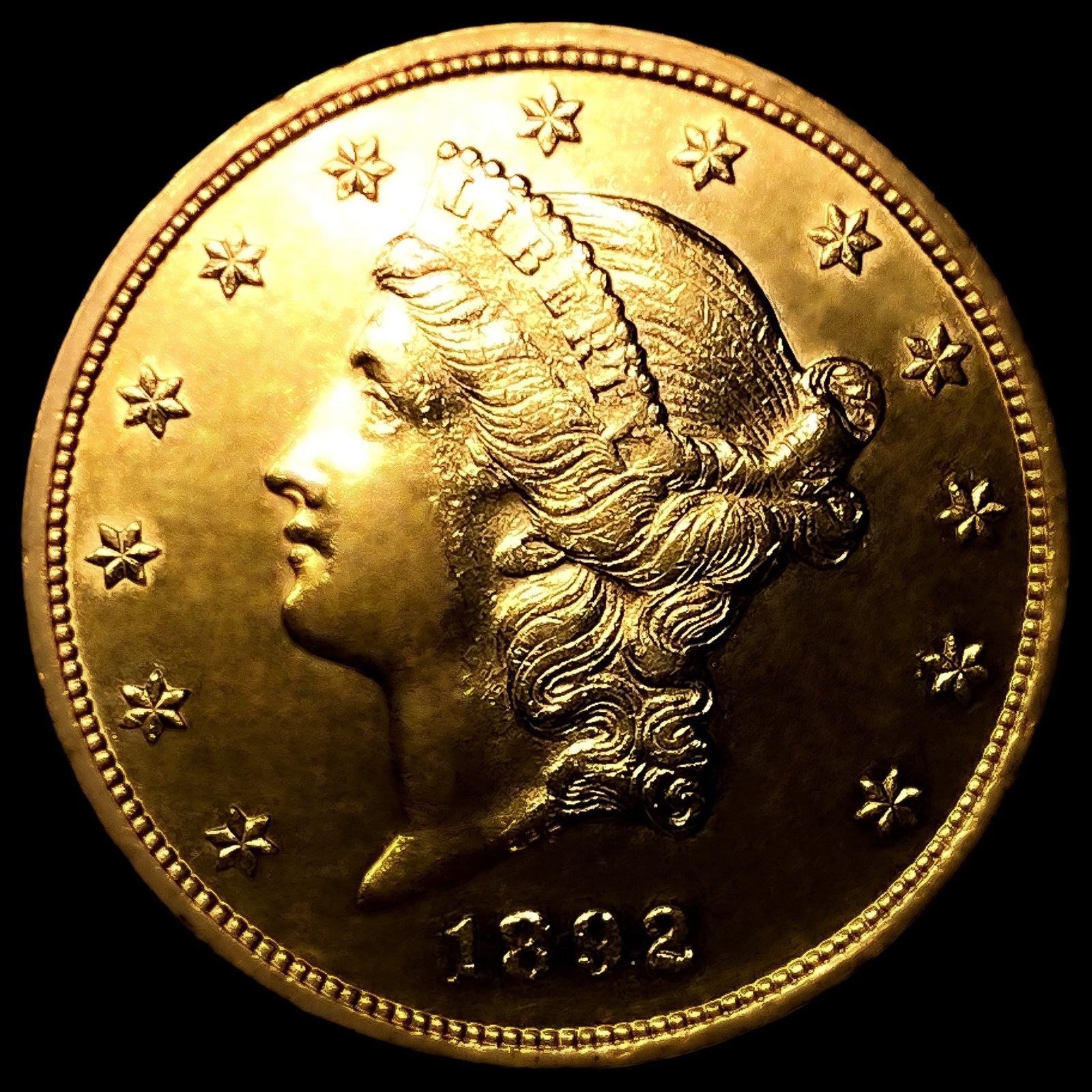1892 $20 Gold Double Eagle (1 of 2)
