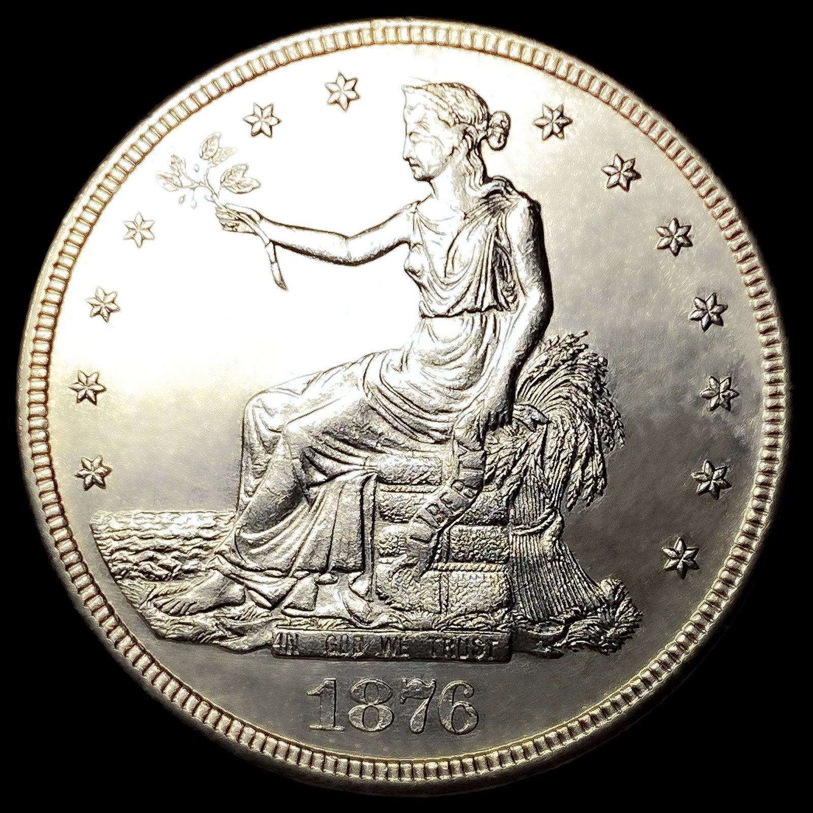 1876-S Silver Trade Dollar (1 of 2)