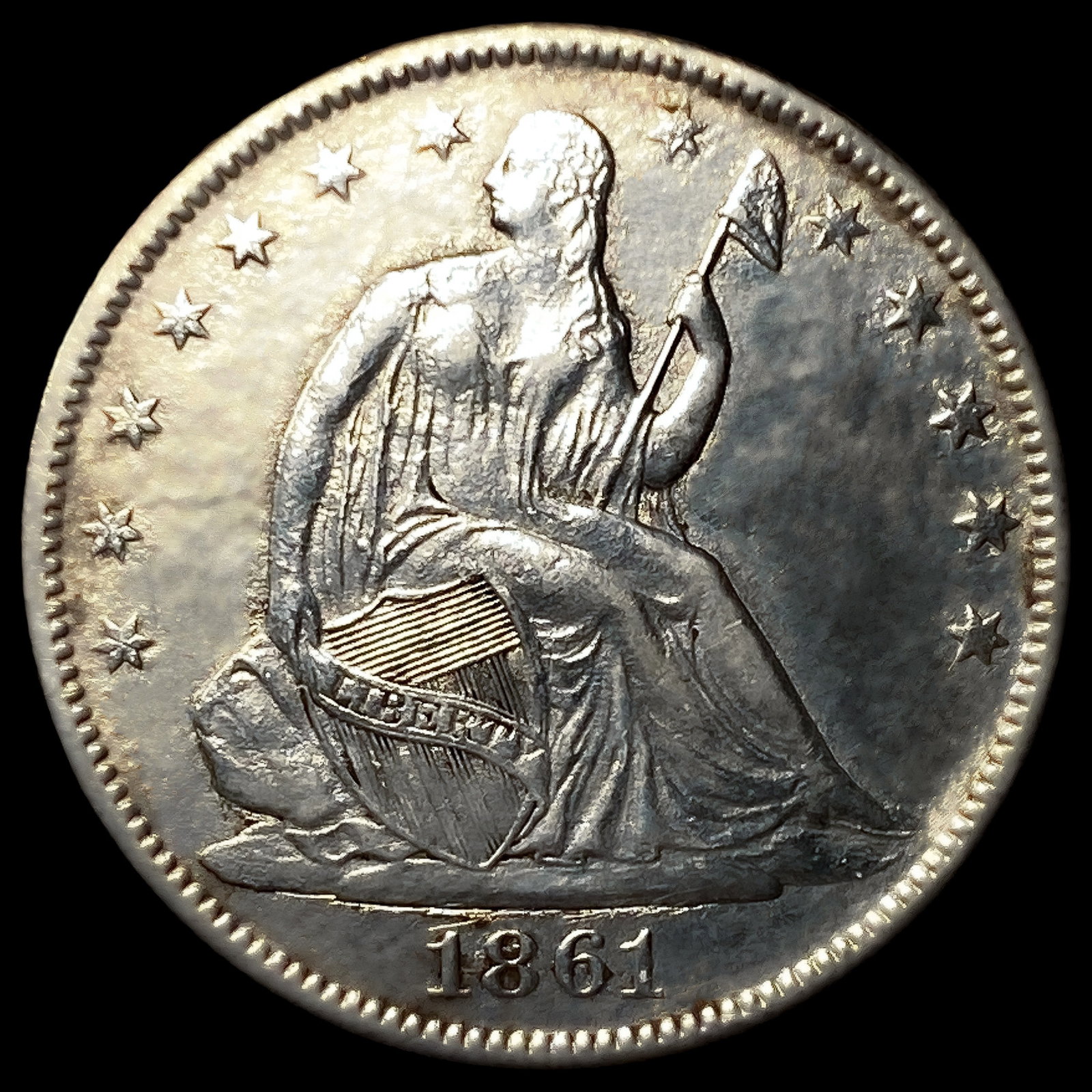 1861-O Seated Liberty Half Dollar: 1861-O Seated Liberty Half Dollar