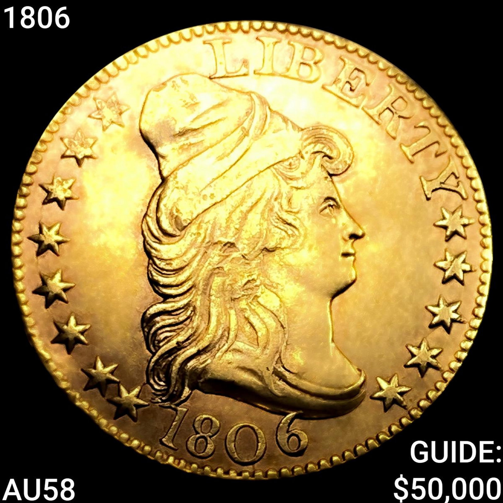 1806 $5 Gold Half Eagle CHOICE AU (1 of 2)