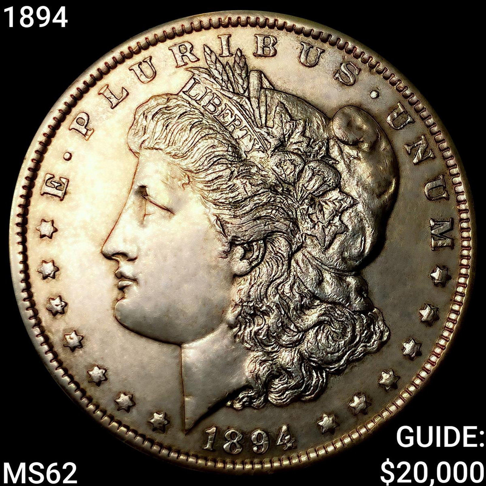 1894 Morgan Silver Dollar UNCIRCULATED: 1894 Morgan Silver Dollar UNCIRCULATED