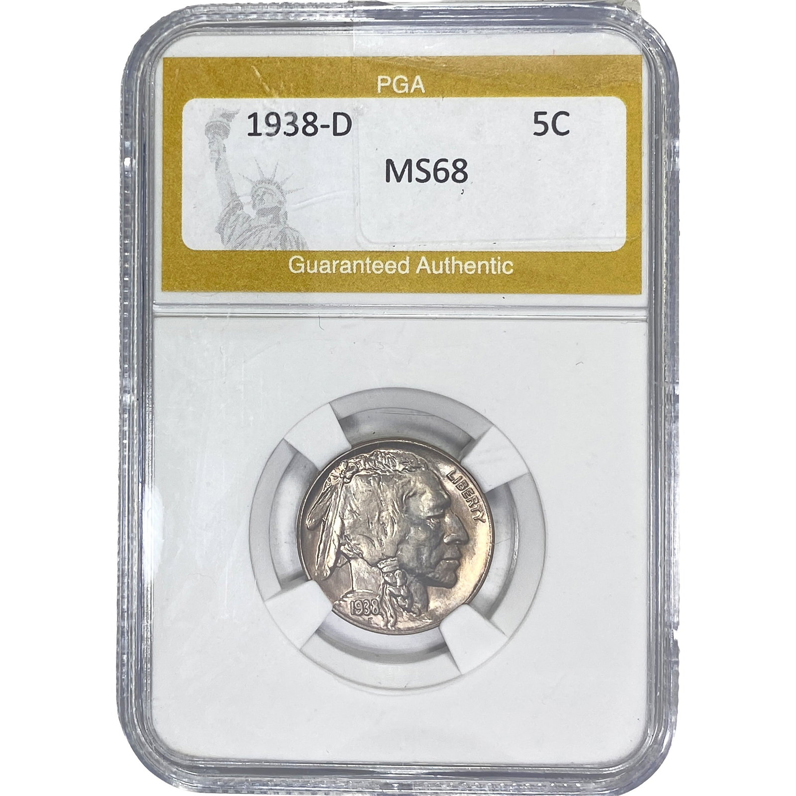 1938-D Buffalo Nickel PGA MS68 (1 of 2)