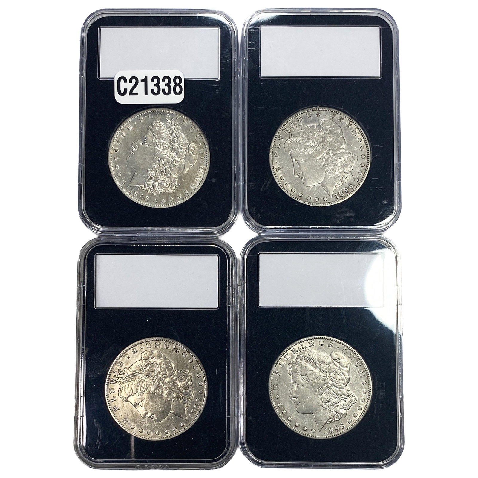 [4 Coins] 1886-1896 Morgan Silver Dollar (1 of 2)