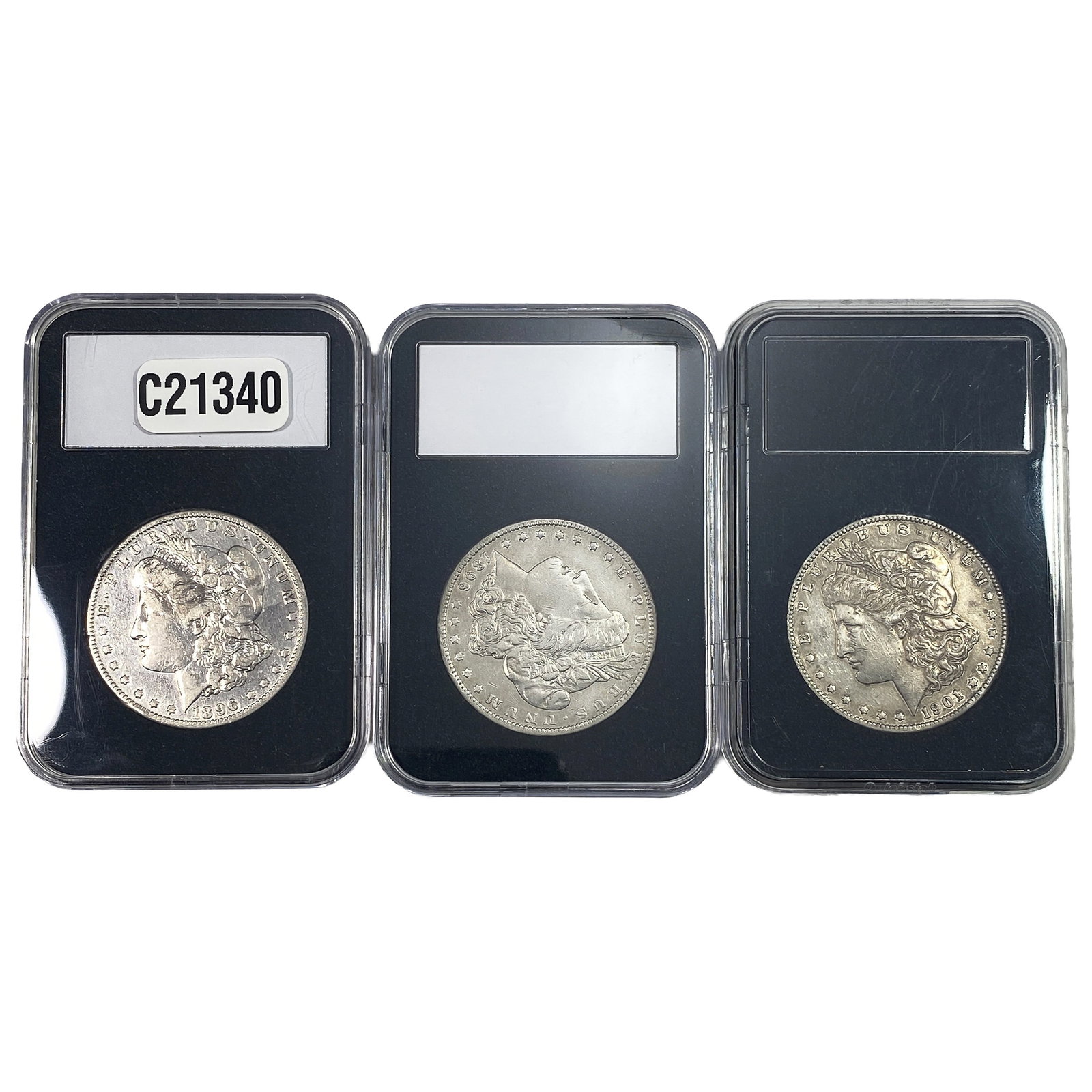 [3 Coins] 1896-1901 Morgan Silver Dollar: [3 Coins] 1896-1901 Morgan Silver Dollar