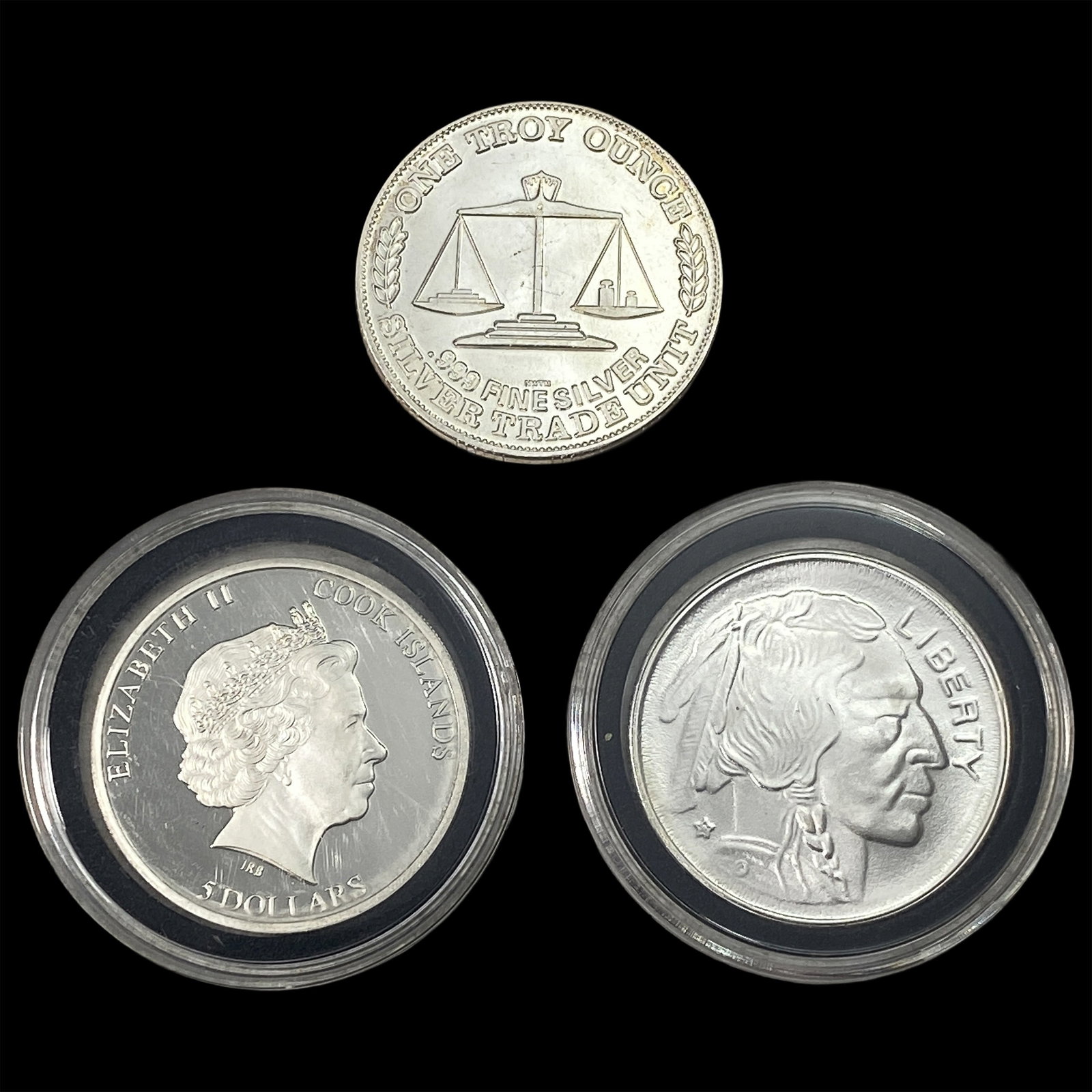 3 U.S. Silver Coins 1 Troy oz: 3 U.S. Silver Coins 1 Troy oz
