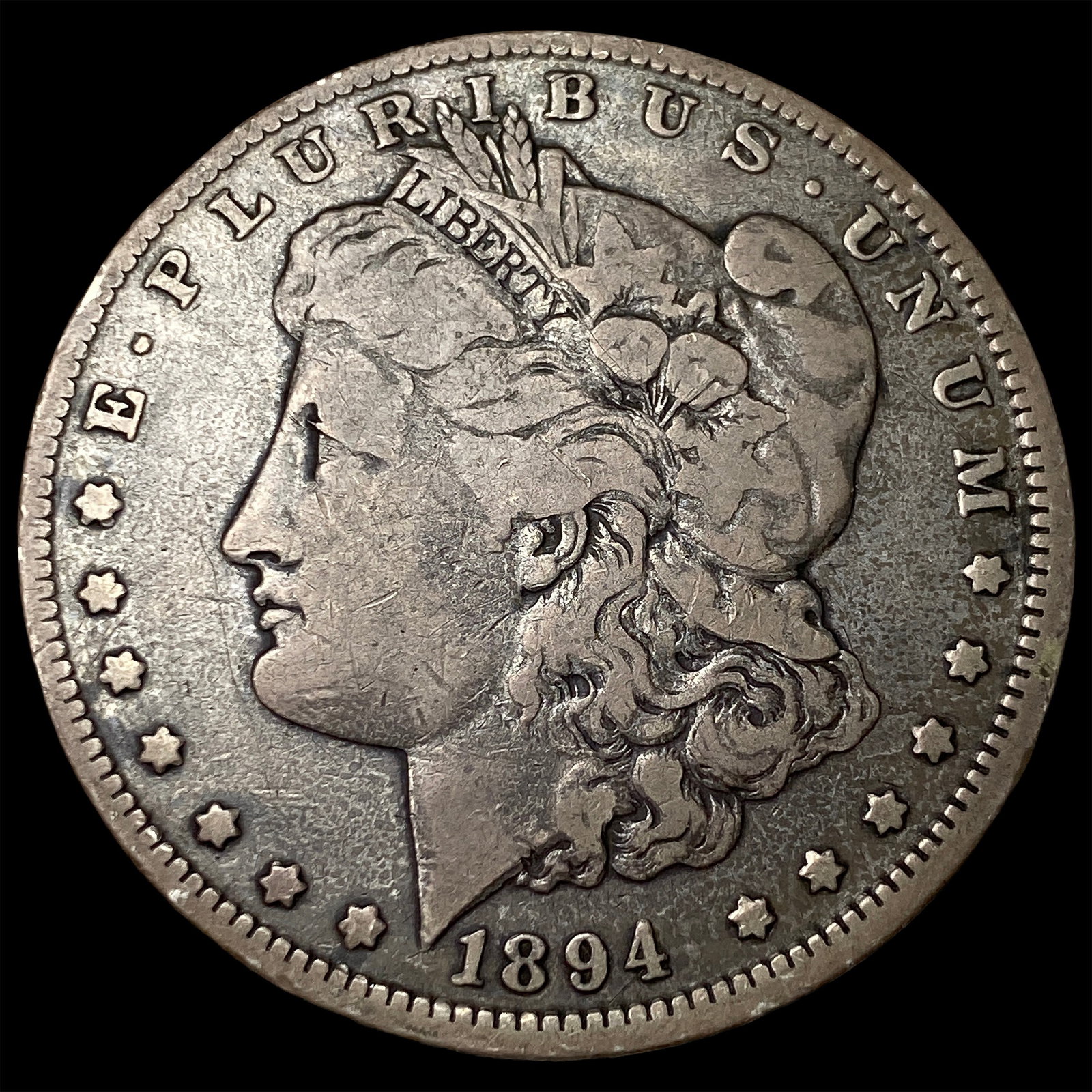 1894-O Silver Morgan Dollar LIGHTLY CIRCULATED: 1894-O Silver Morgan Dollar LIGHTLY CIRCULATED