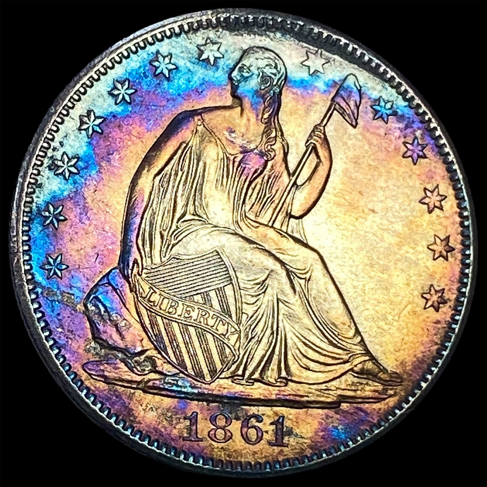 1861-O Seated Liberty Half Dollar: 1861-O Seated Liberty Half Dollar