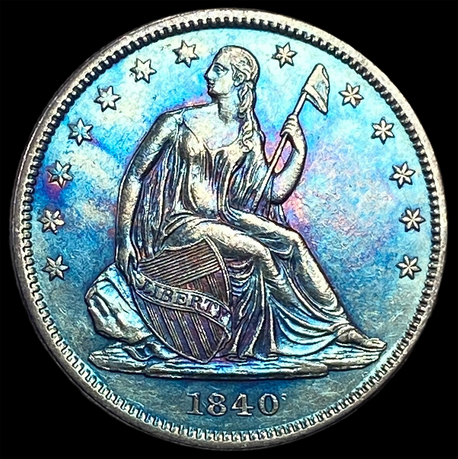 1840 Seated Liberty Half Dollar: 1840 Seated Liberty Half Dollar