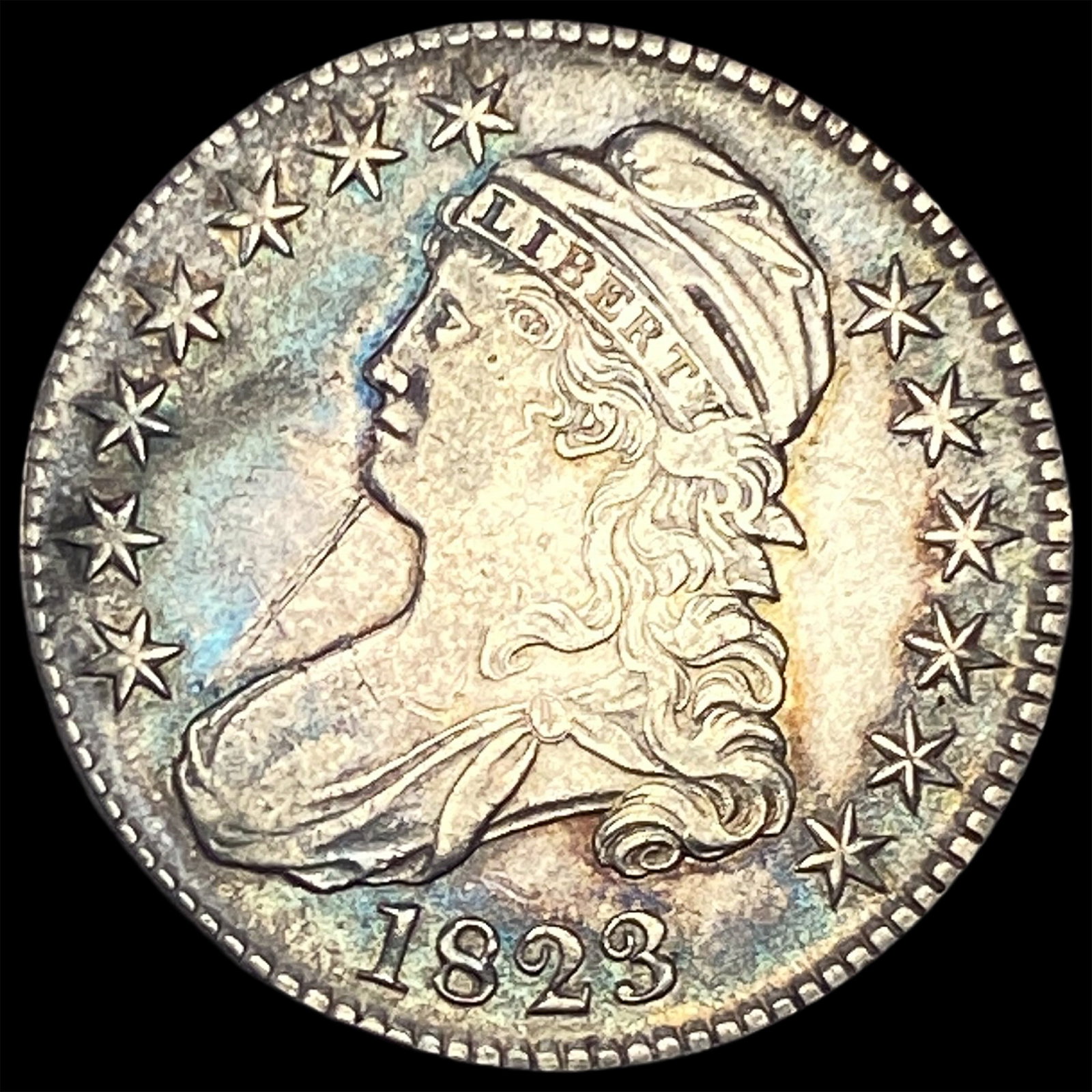 1823 Capped Bust Half Dollar (1 of 2)