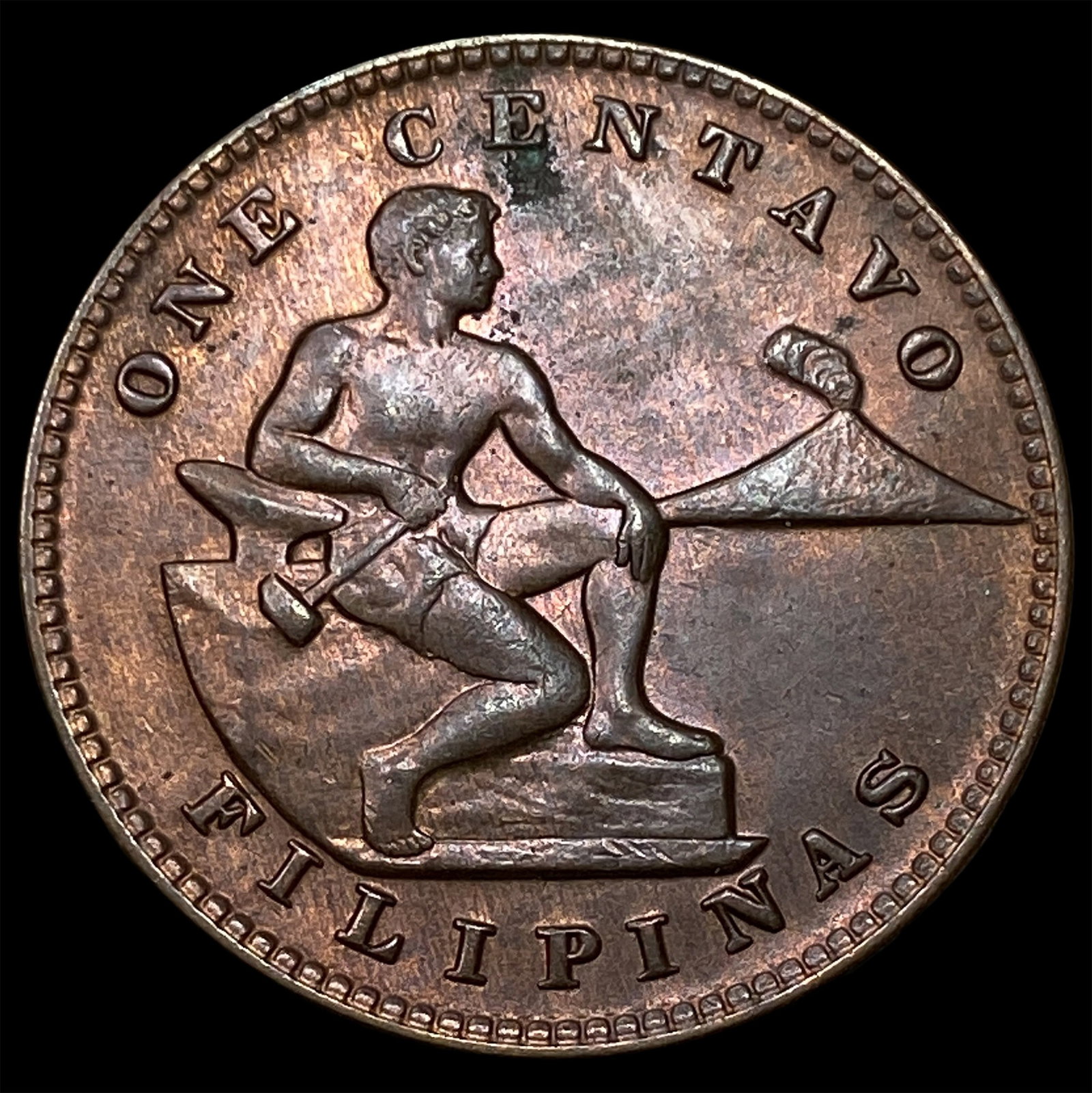 1932M Philippines Bronze 1 Centavo (1 of 2)