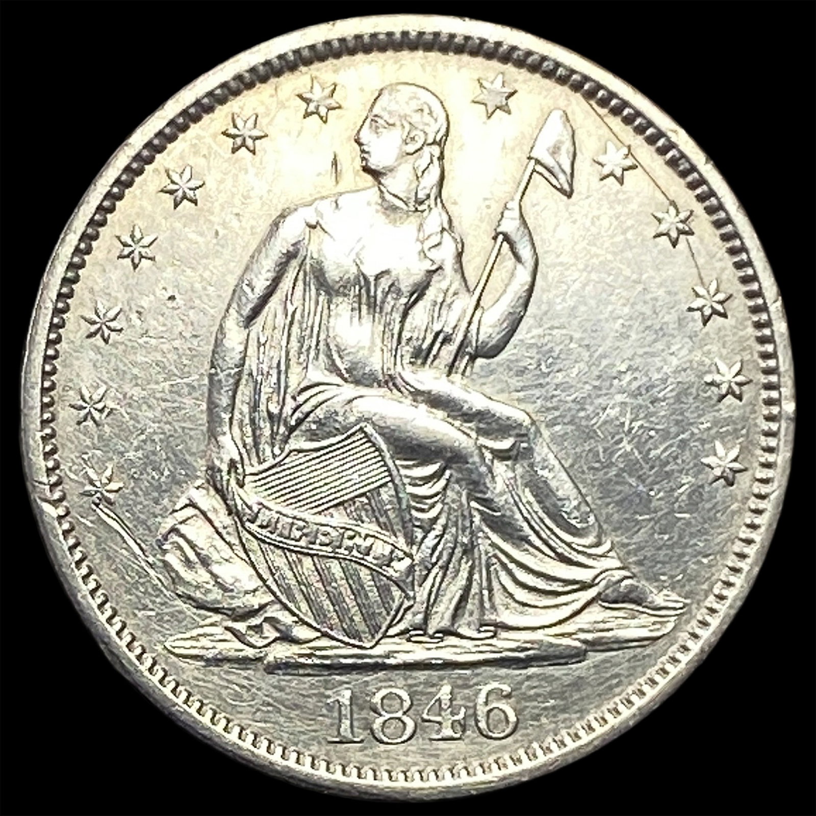 1846 Seated Liberty Half Dollar: 1846 Seated Liberty Half Dollar