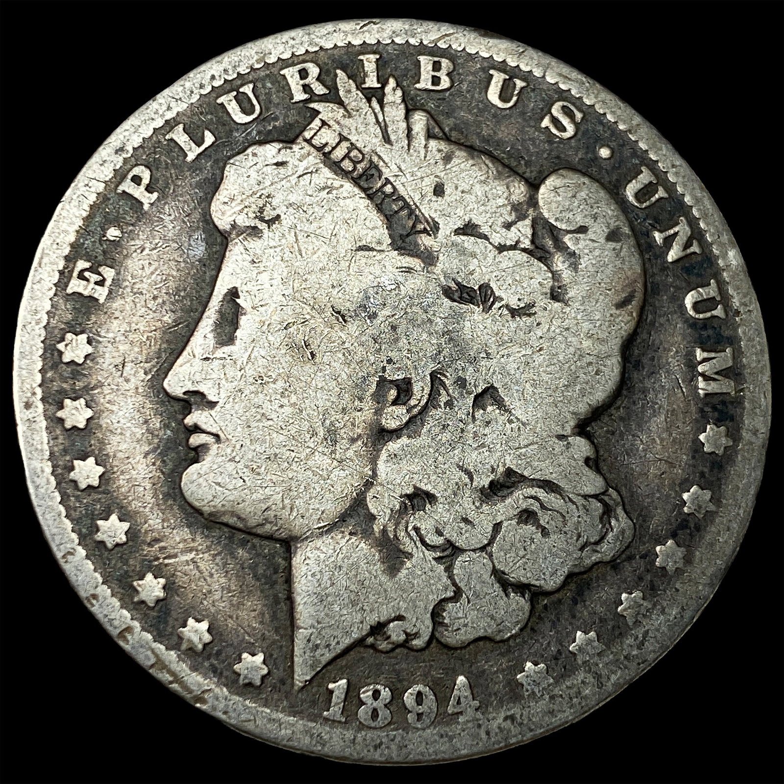 1894-O Silver Morgan Dollar NICELY CIRCULATED: 1894-O Silver Morgan Dollar NICELY CIRCULATED