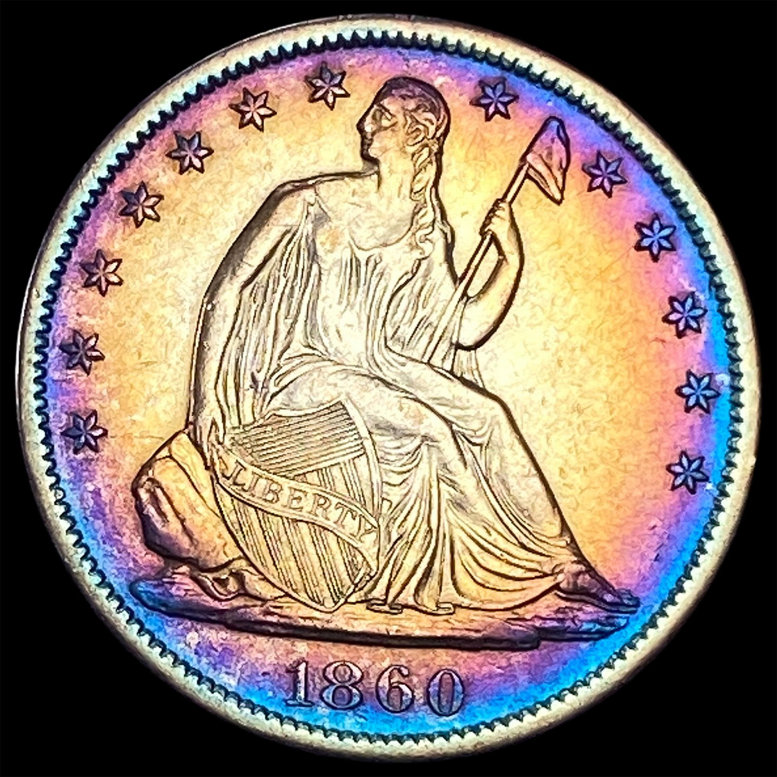 1860-S Seated Liberty Half Dollar: 1860-S Seated Liberty Half Dollar