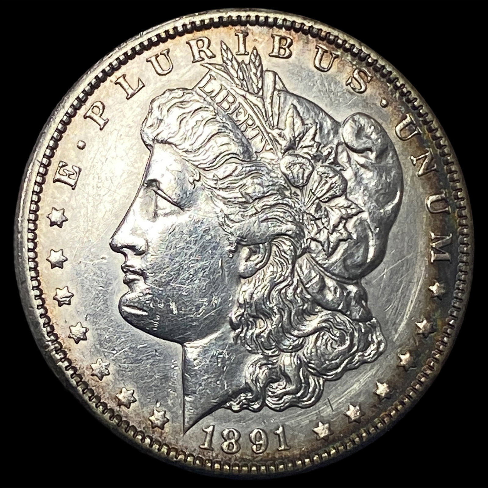 1891-CC Morgan Silver Dollar (1 of 2)