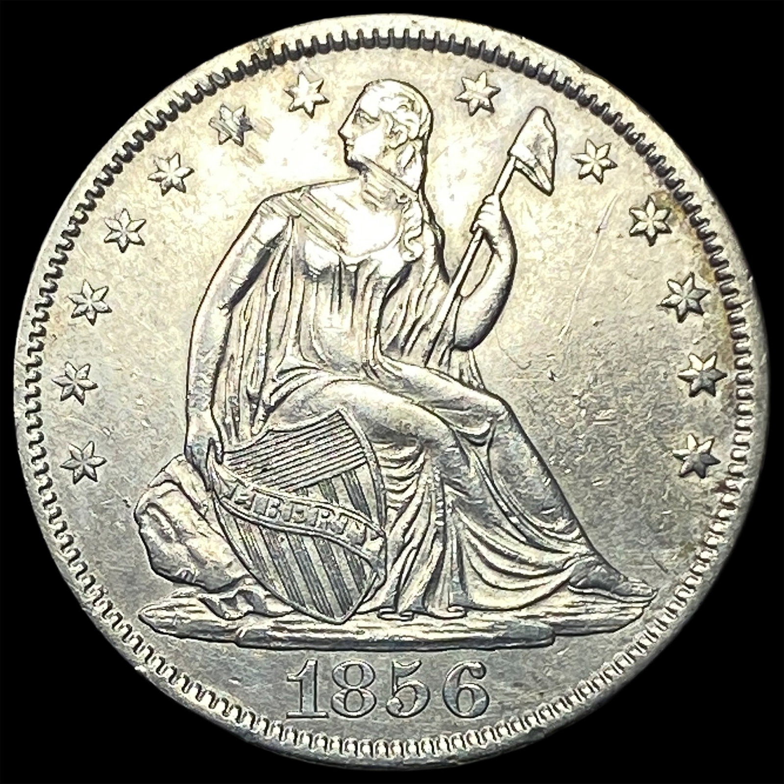1856 Seated Liberty Half Dollar: 1856 Seated Liberty Half Dollar