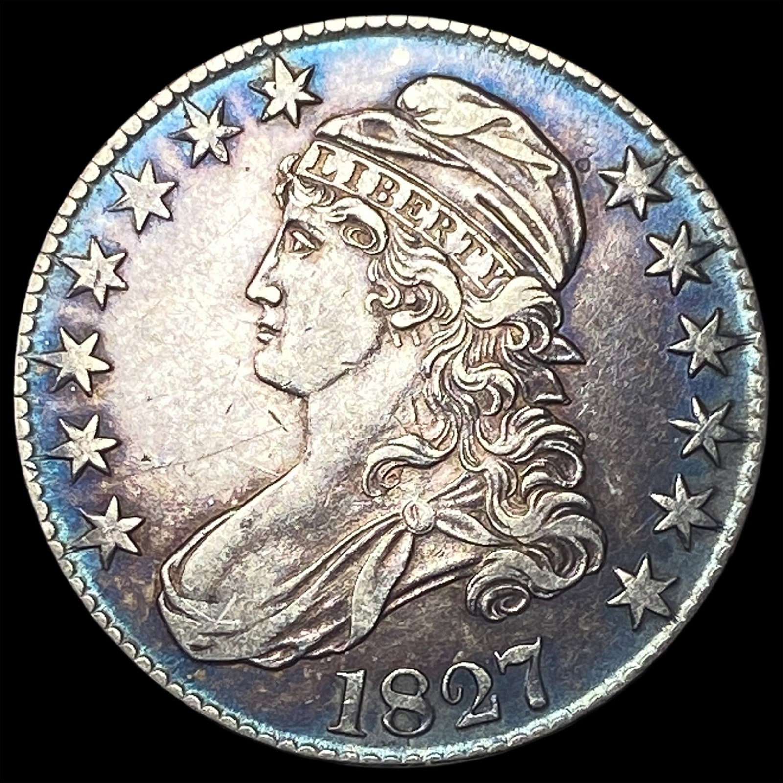 1827 Capped Bust Half Dollar (1 of 2)