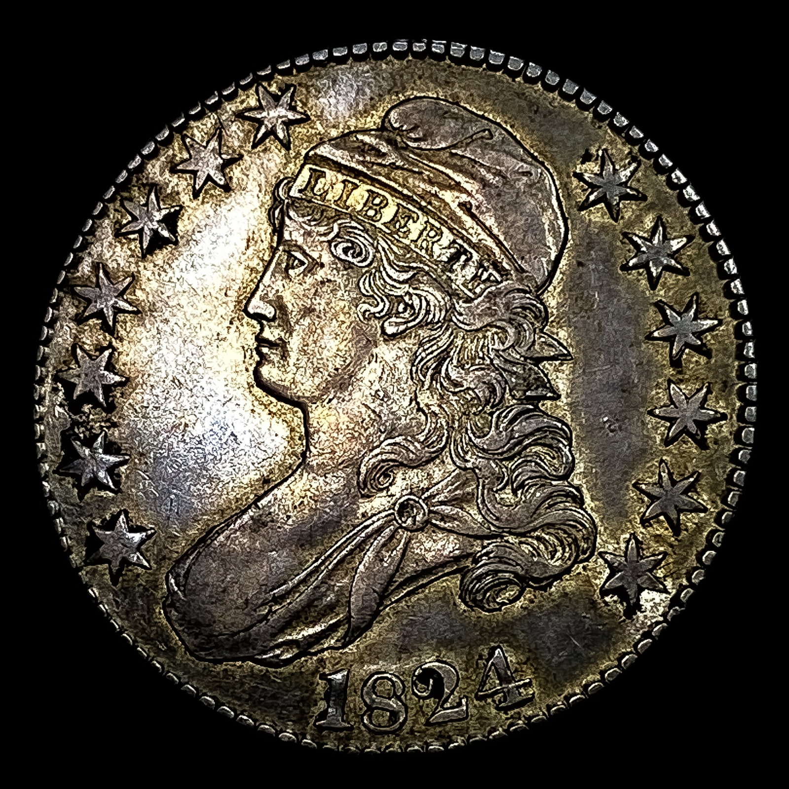 1824 Capped Bust Half Dollar (1 of 2)