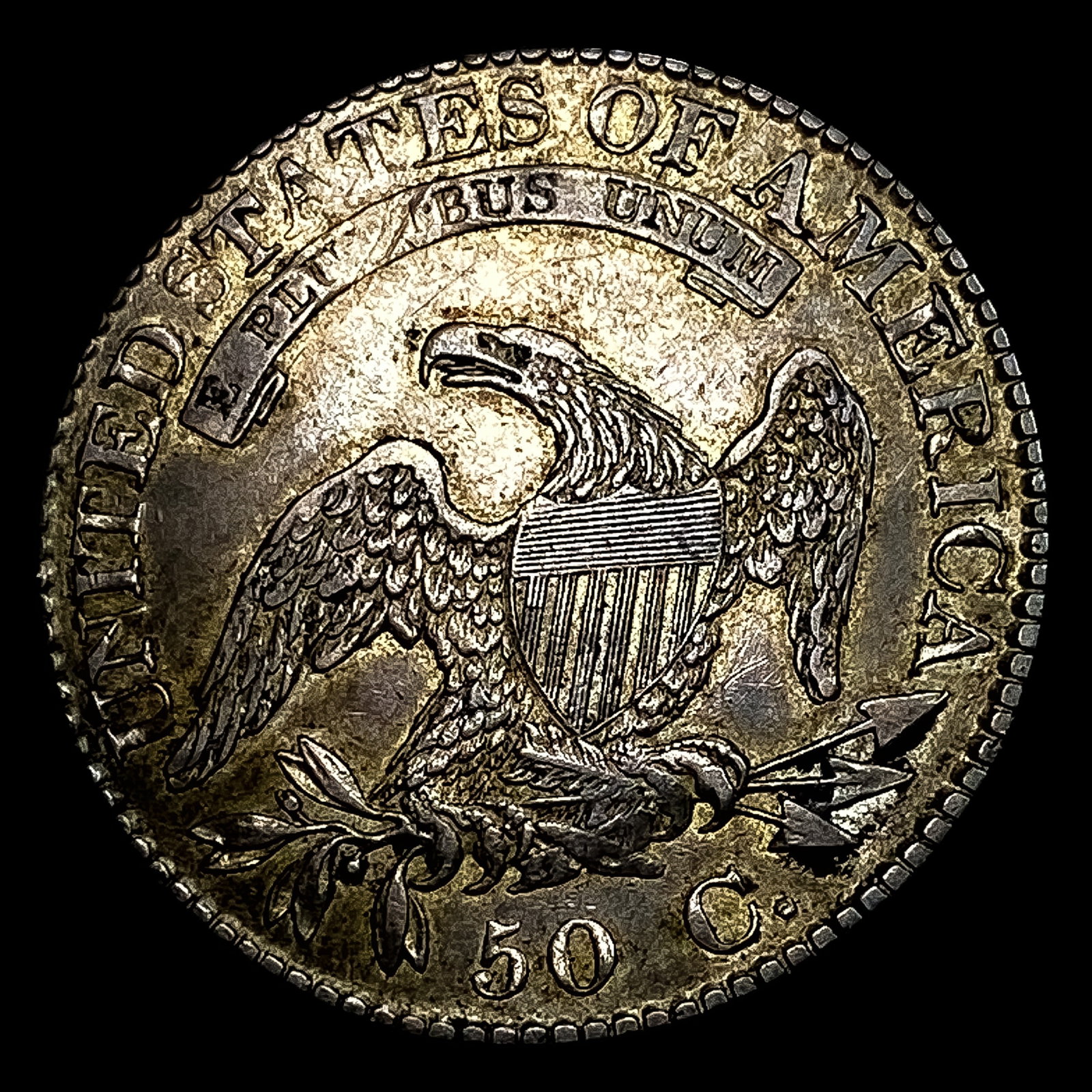 1824 Capped Bust Half Dollar - 2