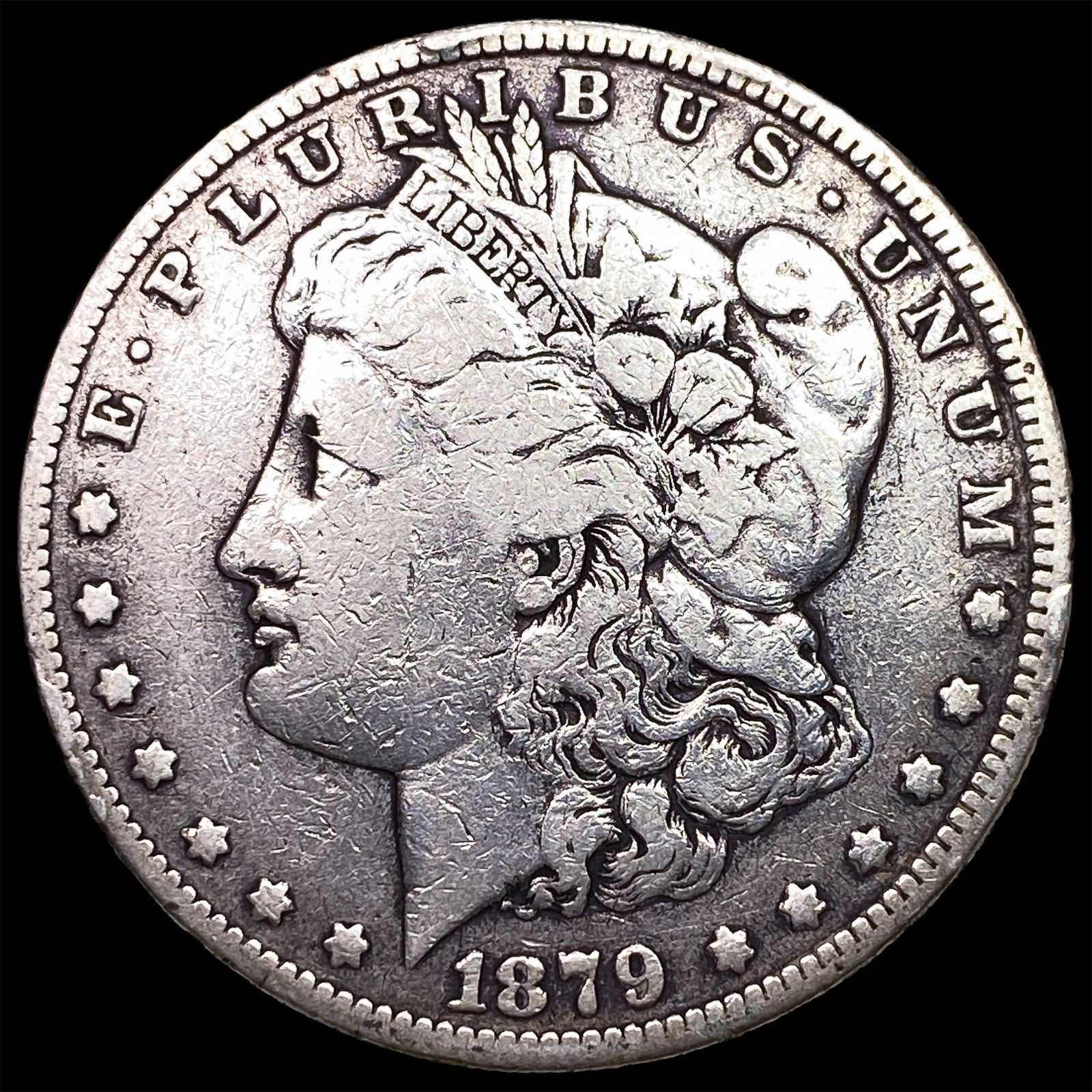 1879-S rev 78 Silver Morgan Dollar LIGHTLY CIRCULATED: 1879-S rev 78 Silver Morgan Dollar LIGHTLY CIRCULATED