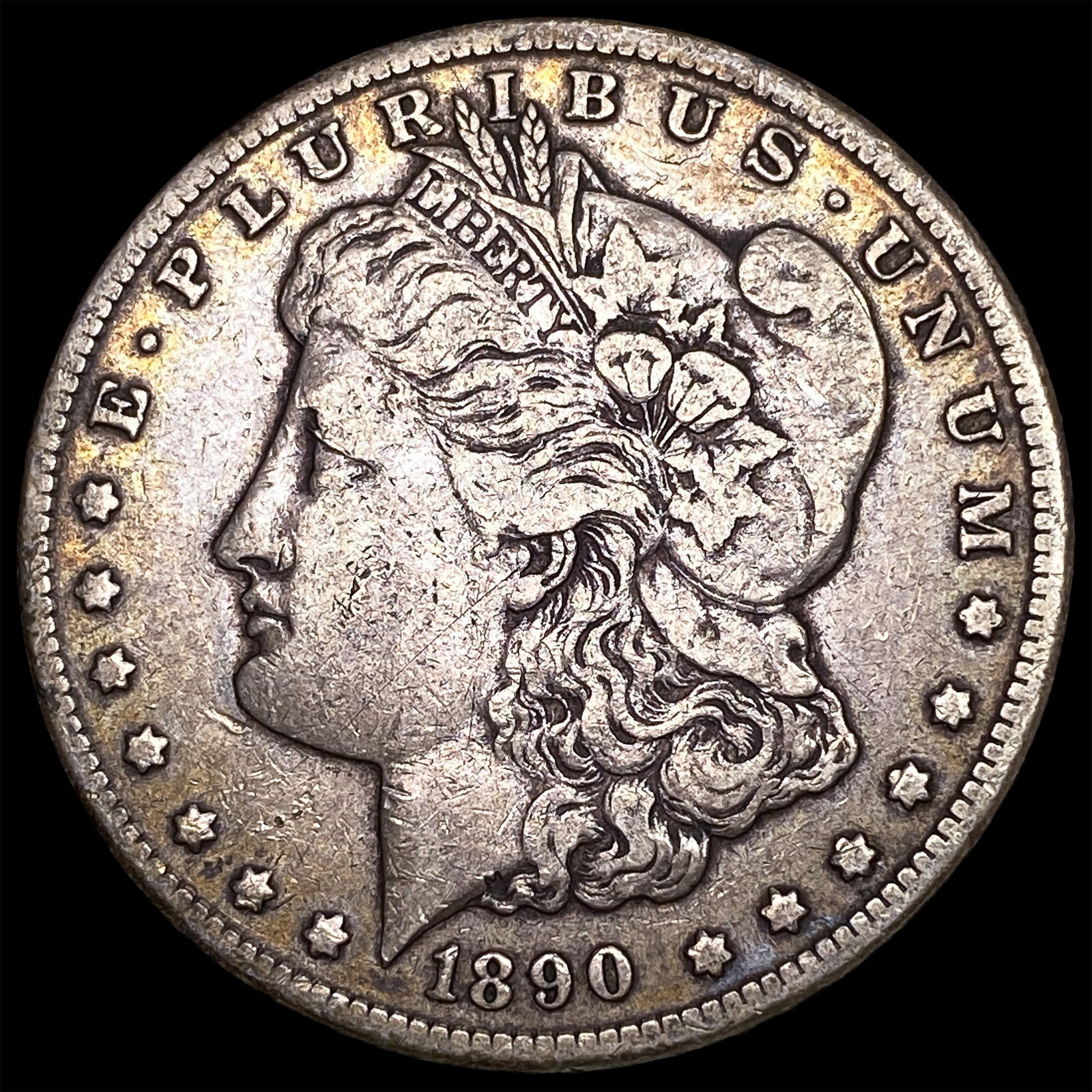 1890-CC Silver Morgan Dollar NEARLY UNCIRCULATED: 1890-CC Silver Morgan Dollar NEARLY UNCIRCULATED