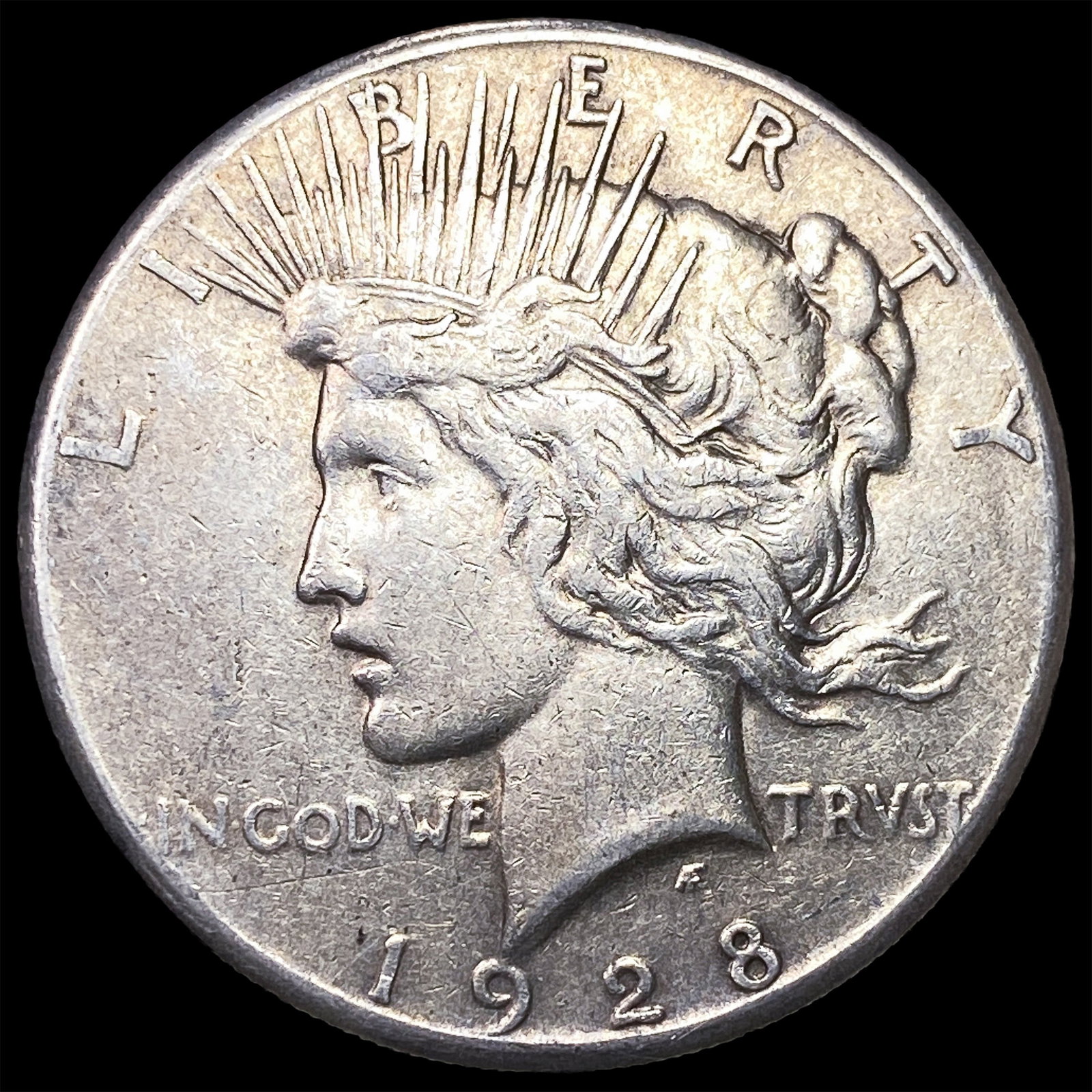 1928 Silver Peace Dollar LIGHTLY CIRCULATED (1 of 2)