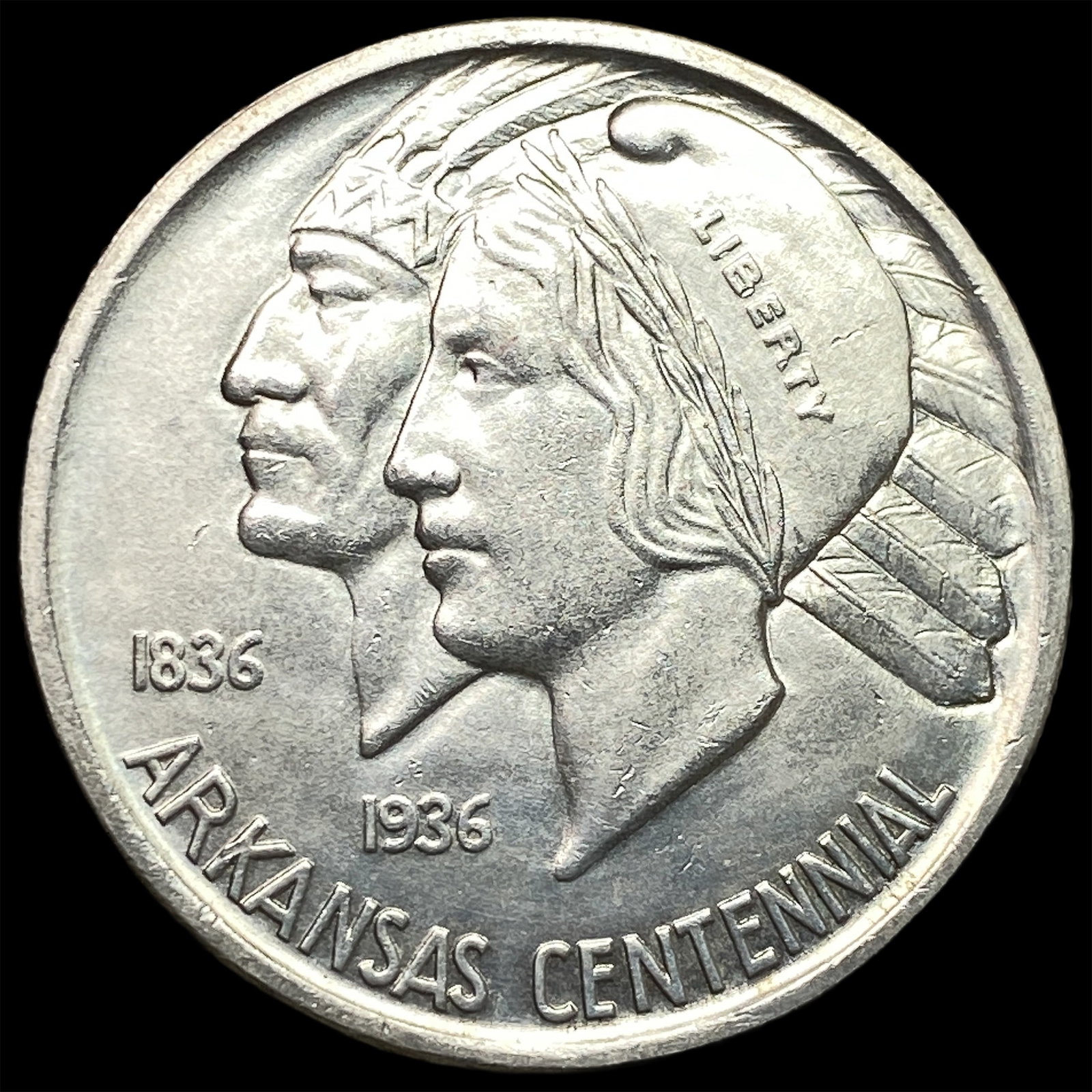 1936 Arkansas Silver Half Dollar GEM BU (1 of 2)