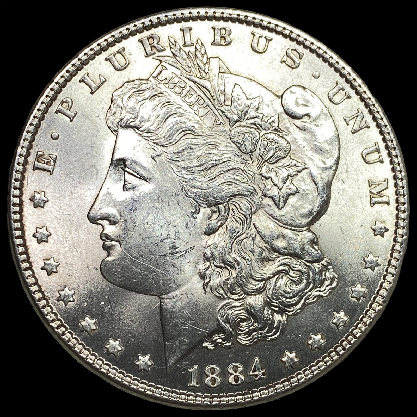 1884 Morgan Silver Dollar CHOICE BU: 1884 Morgan Silver Dollar CHOICE BU